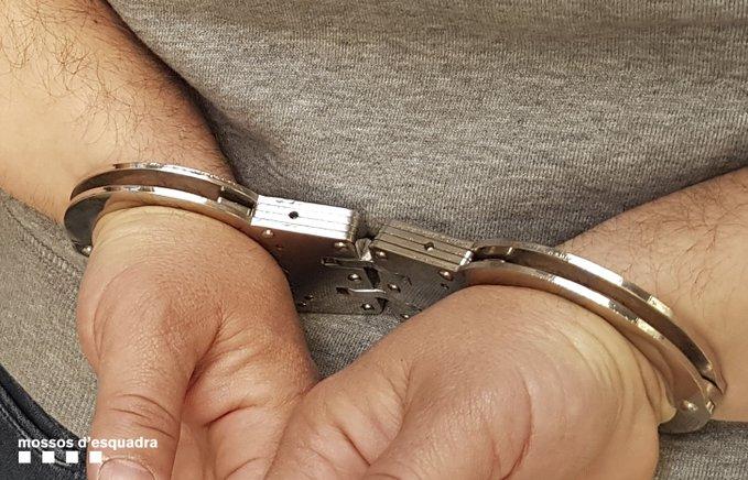 Imatge d'arxiu d'un detingut | Mossos d'Esquadra