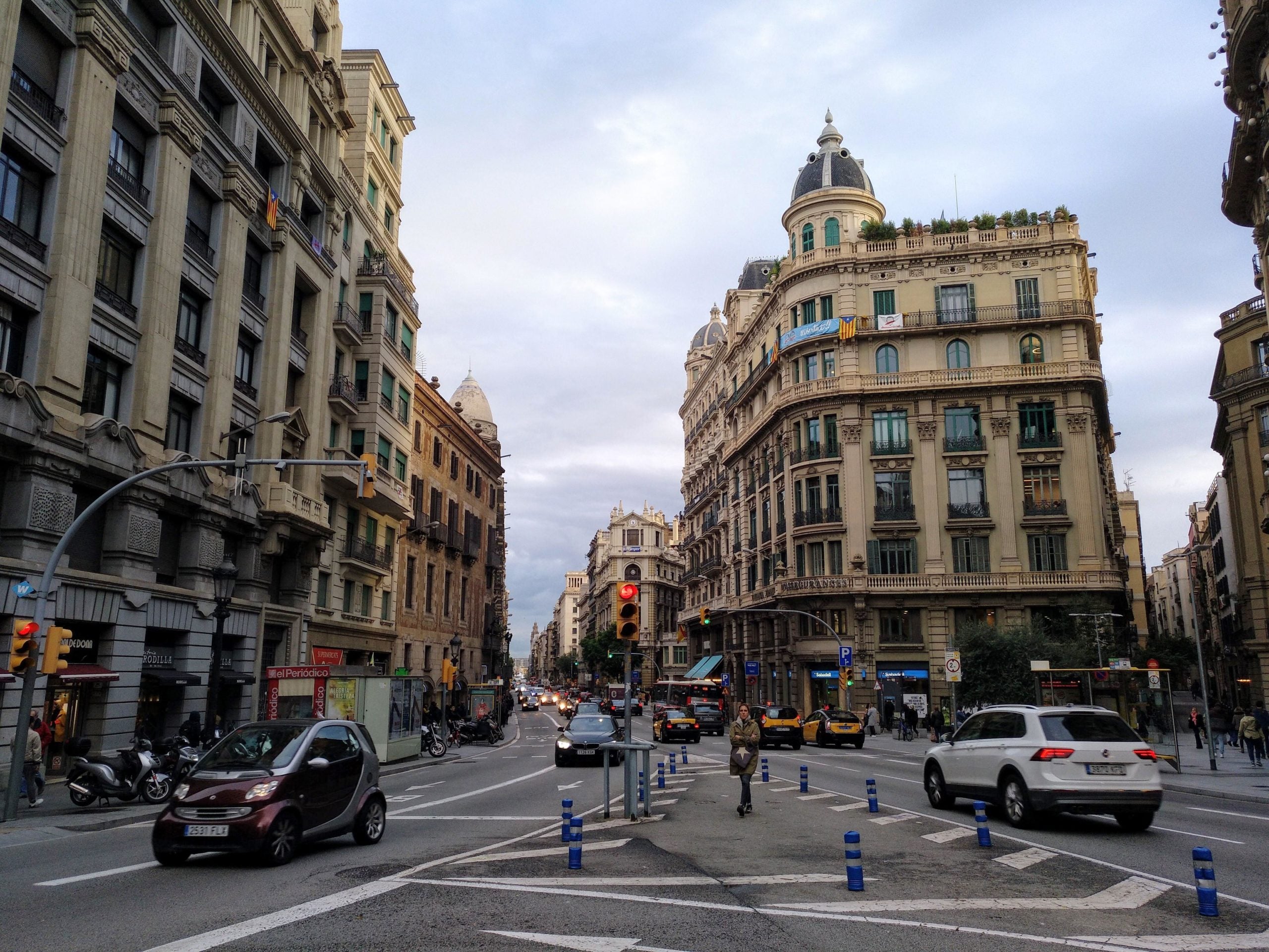 Via Laietana és una artèria primordial de connexió entre el litoral i l'Eixample / Meritxell M. Pauné