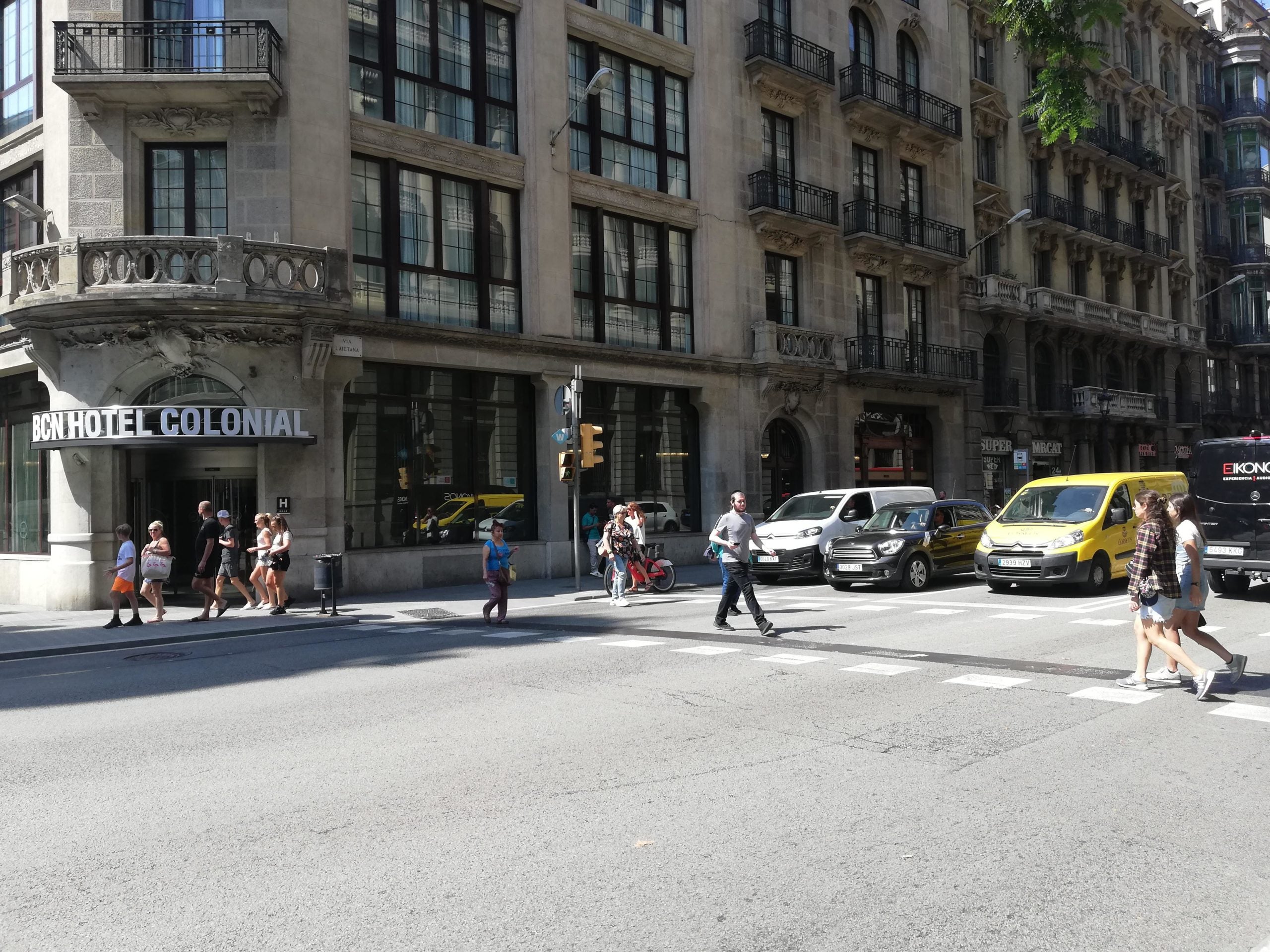 La Via Laietana, en una imatge d'arxiu / A.L.