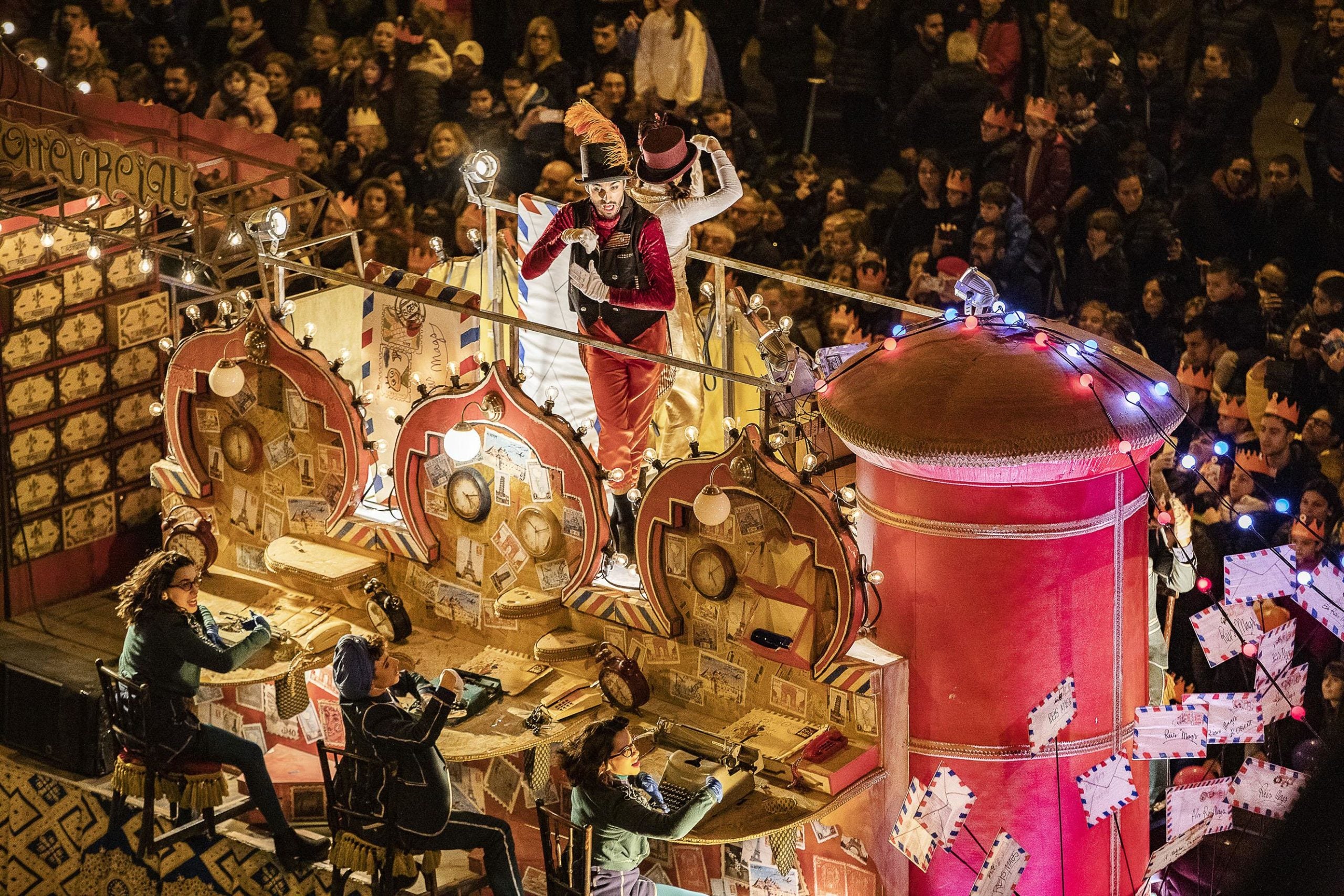 Una carrossa de la cavalcada dels Reis Mags de l'any passat / Jordi Play