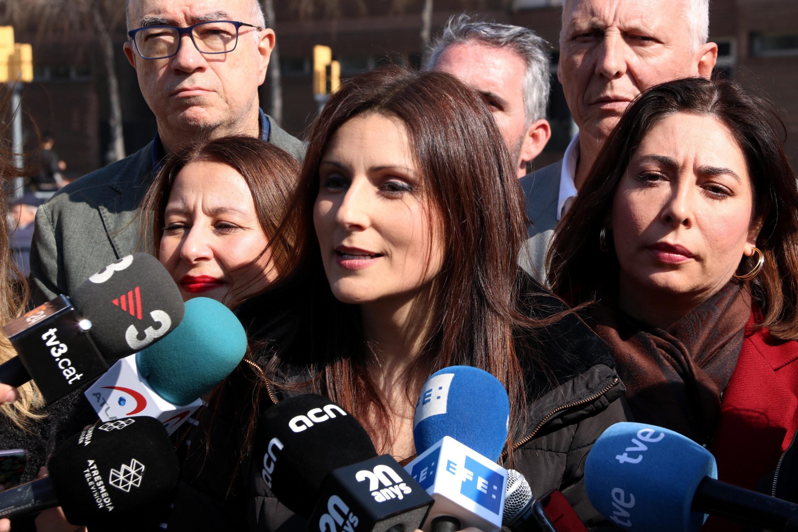 La líder de Ciutadans a Catalunya, Lorena Roldán, a la Meridiana / ACN