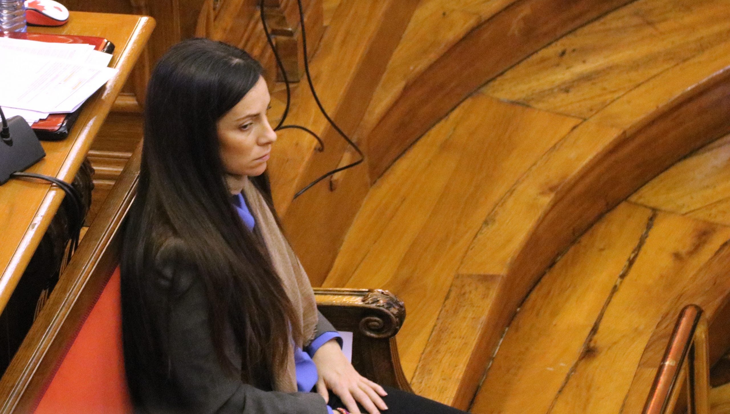 l'acusada pel crim de la Guàrdia Urbana, Rosa Peral, durant la setena sessió del judici / ACN (Xavi Toscano)