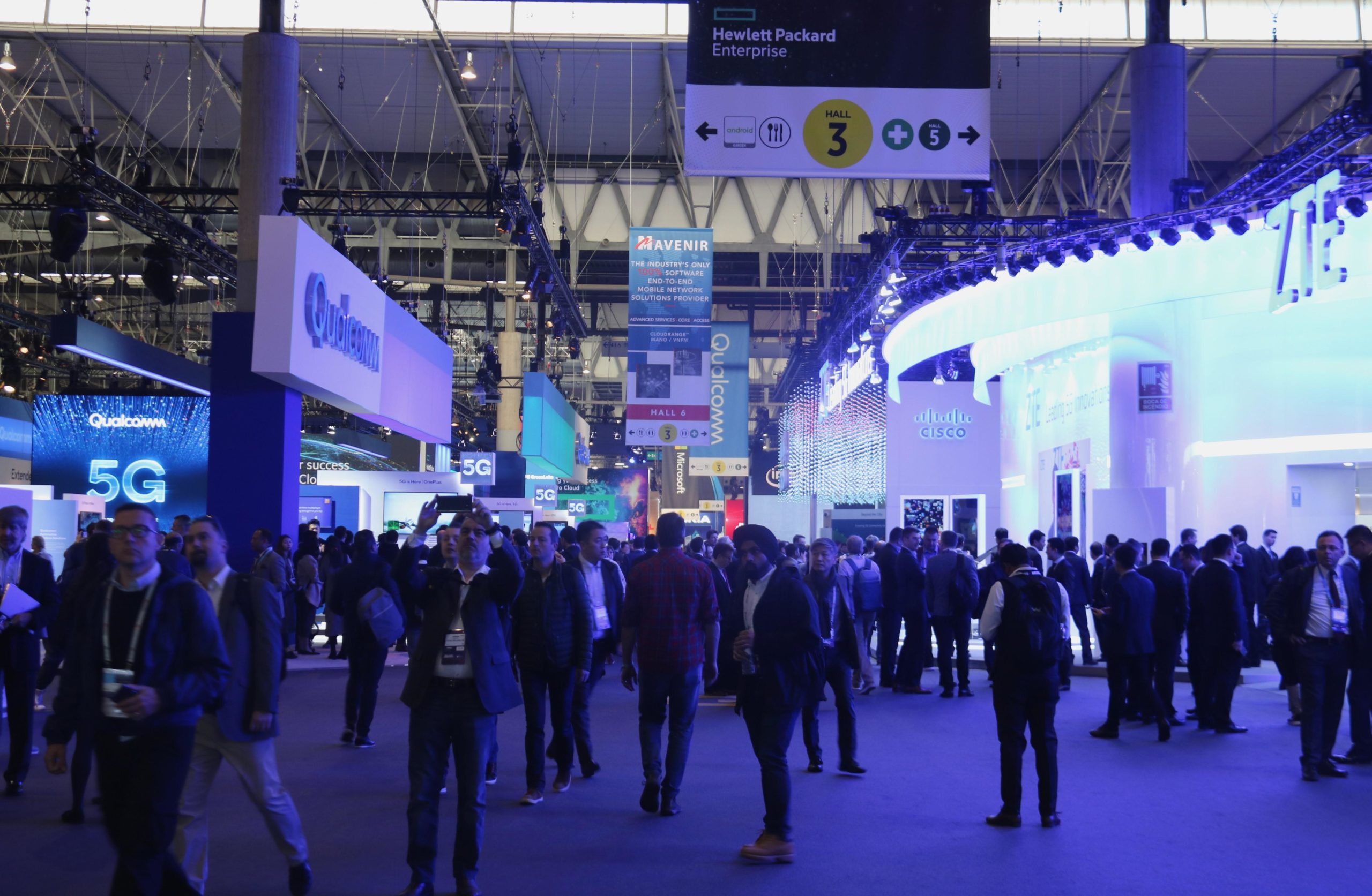 L'interior del recinte del MWC 2019 / ACN