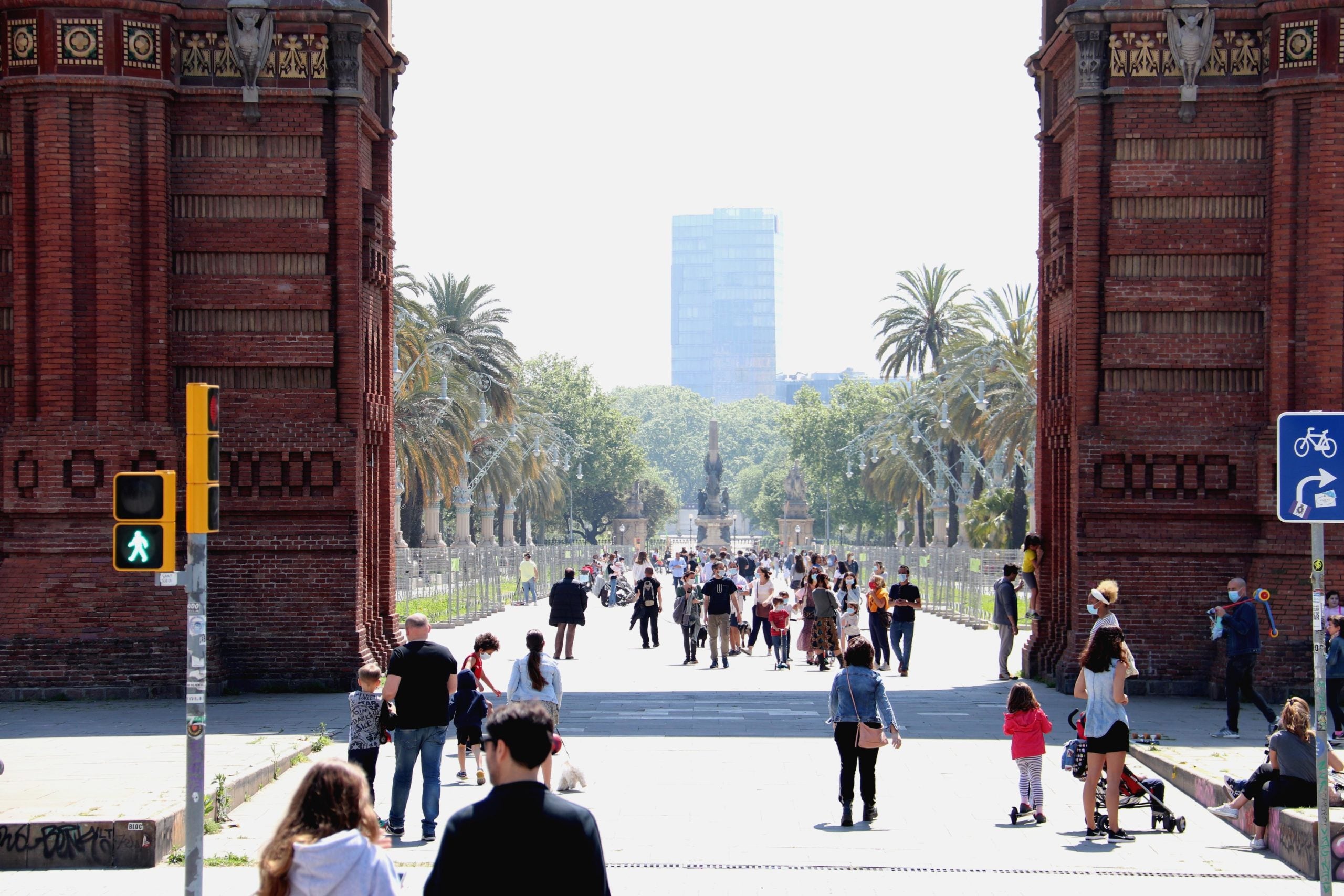 El passeig Sant Joan, ple de famílies / ACN (Mar Vila)