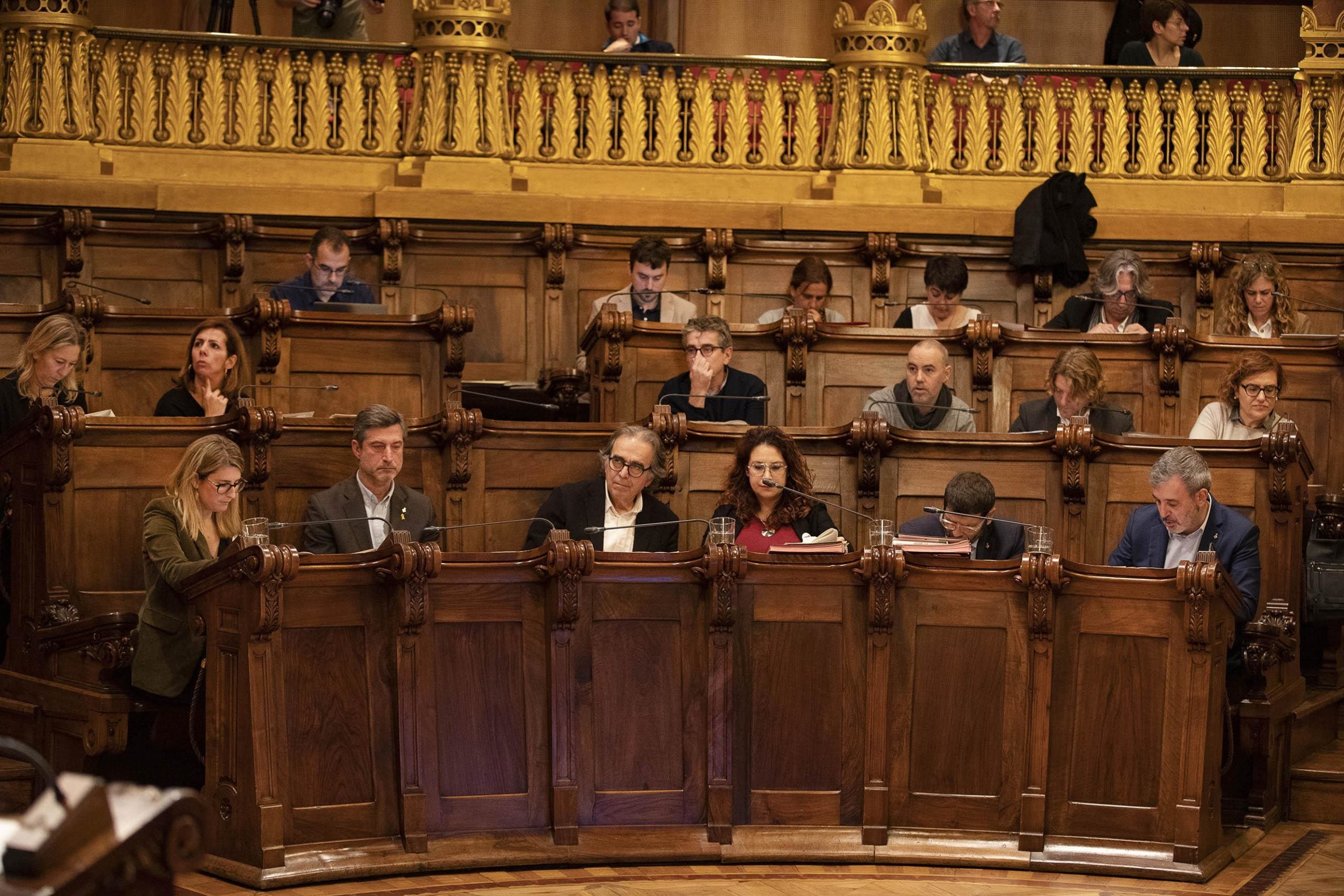 Regidors del govern municipal i de l'oposició, en una imatge d'arxiu / Jordi Play