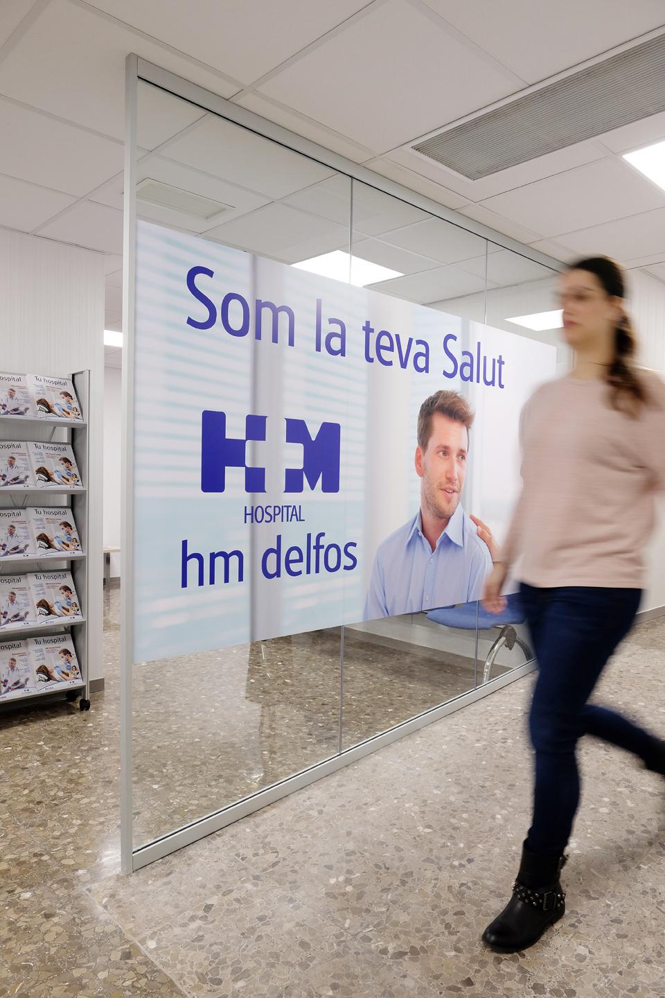 L'entrada d'urgències de l'hospital HM Delfos, en una imatge d'arxiu