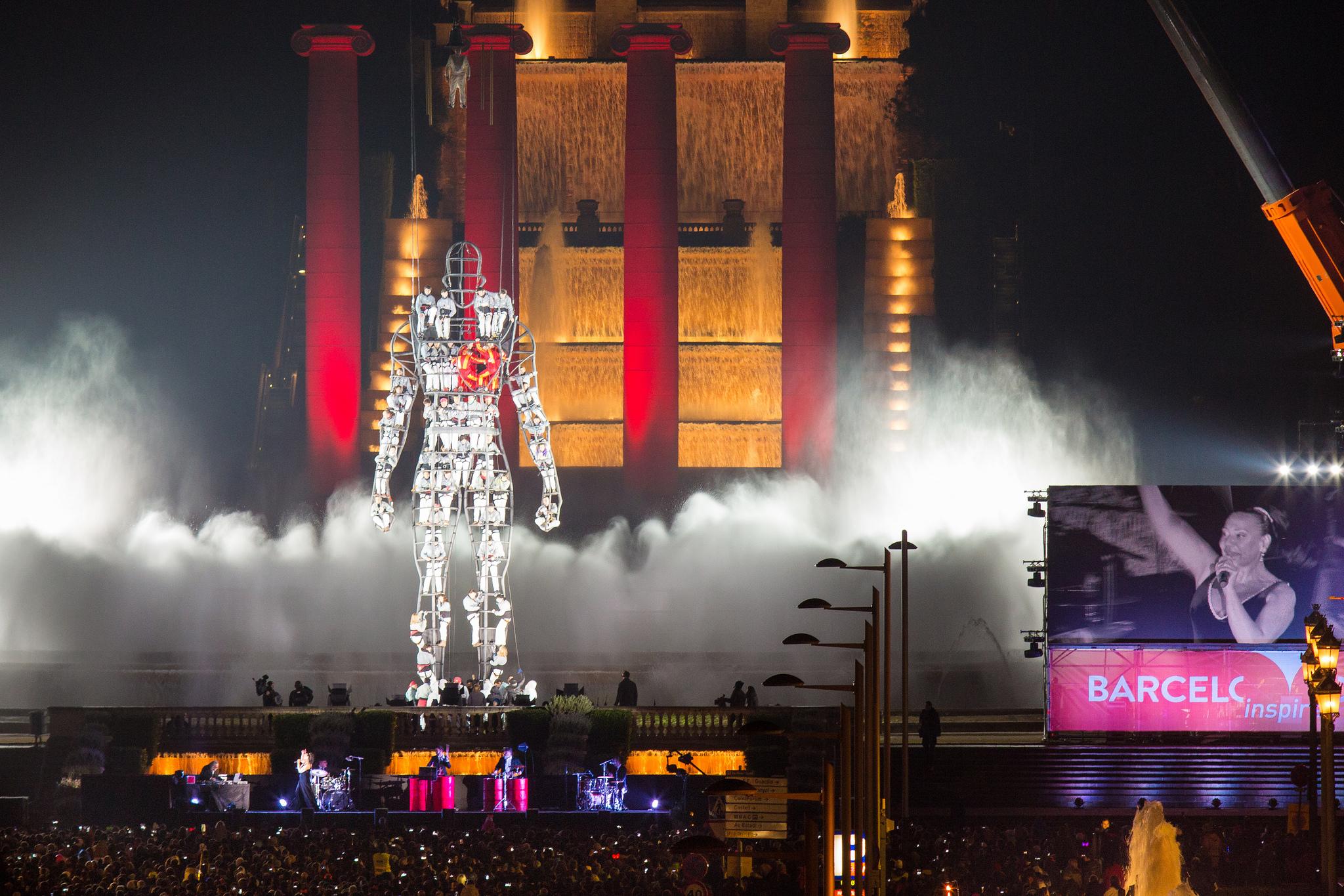 L'Home del Mil·leni era el protagonista de la Festa de Cap d'Any durant el mandat Trias / Flick'r - Ajuntament de Barcelona