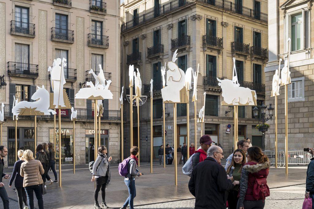 La presentació minimalista del pessebre de 2017 / Ajuntament La presentació minimalista del pessebre de 2017 / Ajuntament