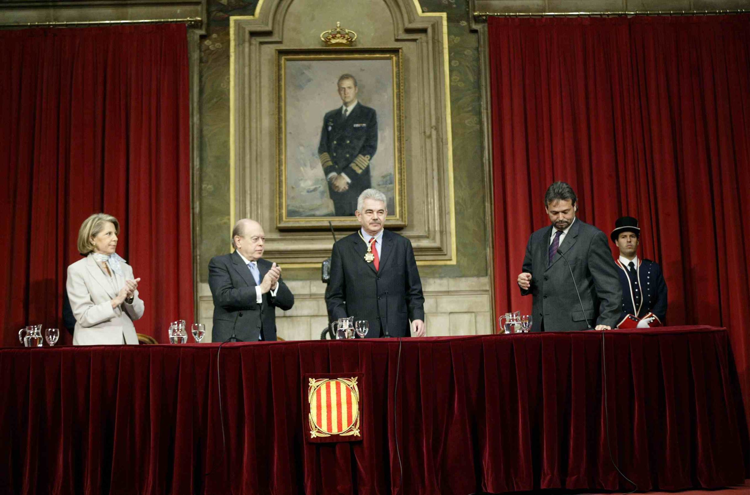 Presa de possessió de Pasqual Maragall com a MH President de la Generalitat el 2003 / Jordi Bedmar - ADPM