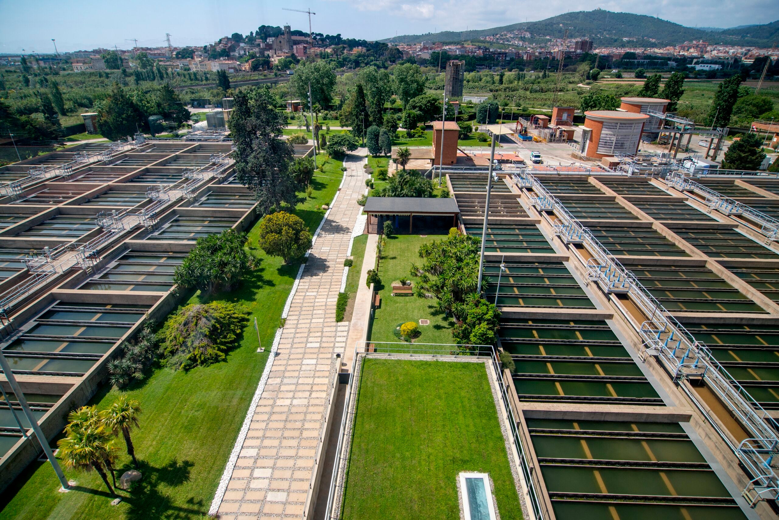 Aigües de Barcelona incorpora solucions basades en la natura i transforma les infraestructures del cicle integral de l’aigua en-infraestructures verdes / Cedida