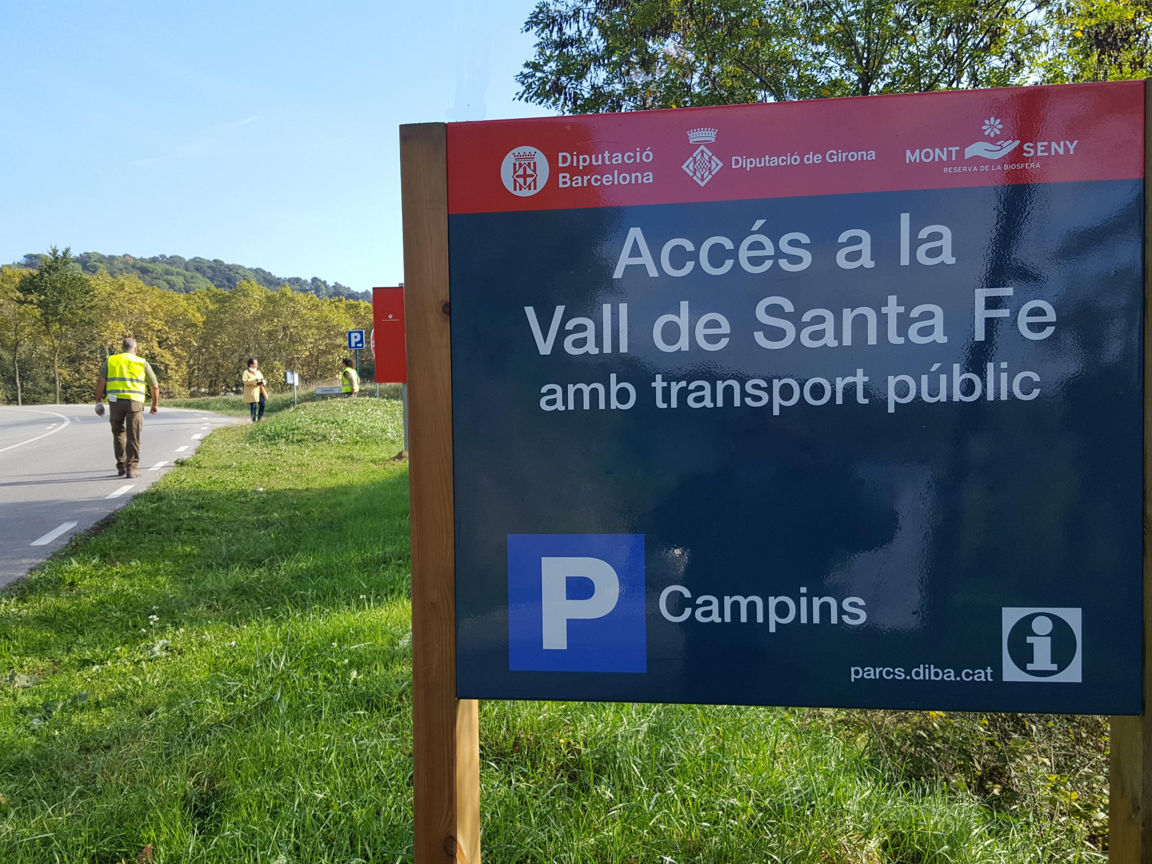 Parada del Bus del Parc al Montseny / Diputaci&oacute; de Barcelona