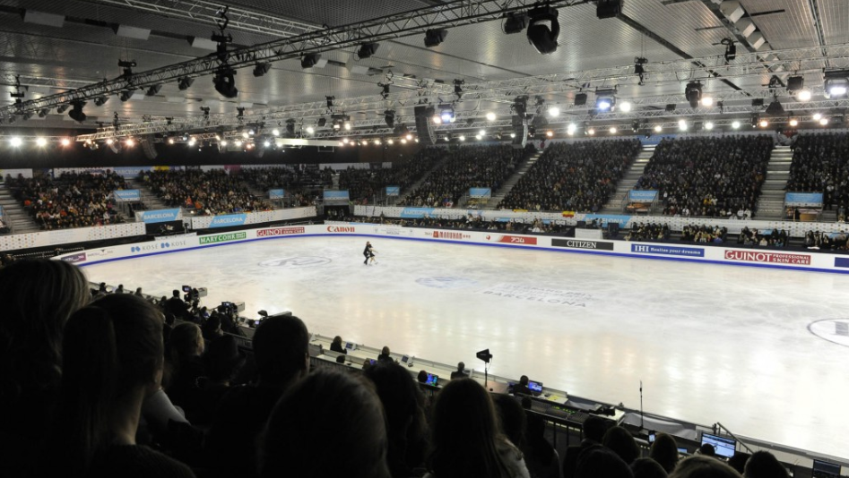 Pista de gel al Centre de Convencions el 2014 / Ajuntament de Barcelona Pista de gel al Centre de Convencions el 2014 / Ajuntament de Barcelona