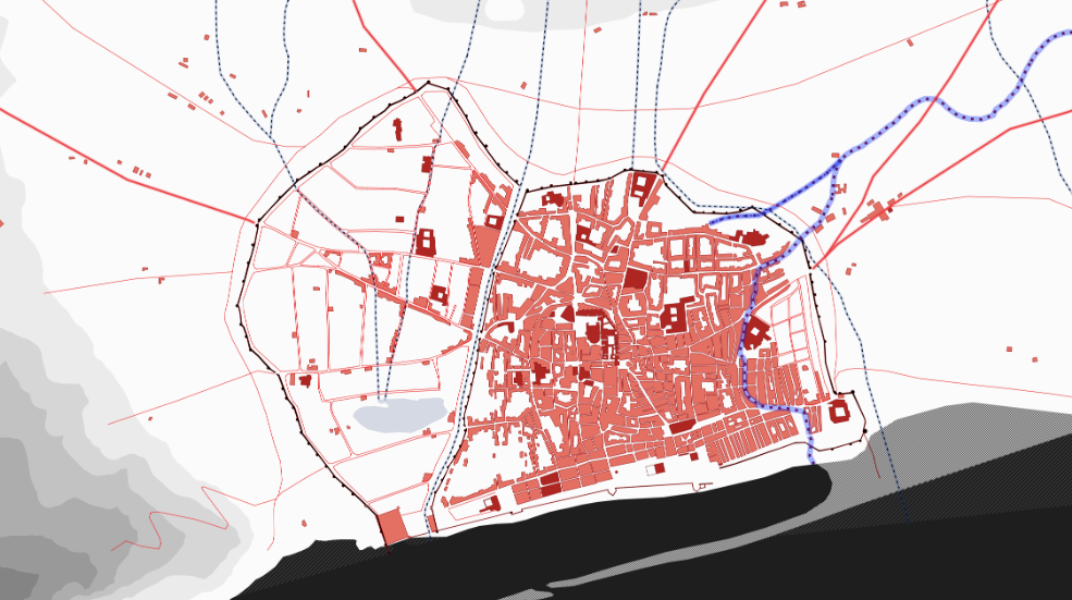 Al voltant del 1400 es comença a construir un nou perímetre per incloure el Raval / MUHBA Al voltant del 1400 es comença a construir un nou perímetre per incloure el Raval / MUHBA