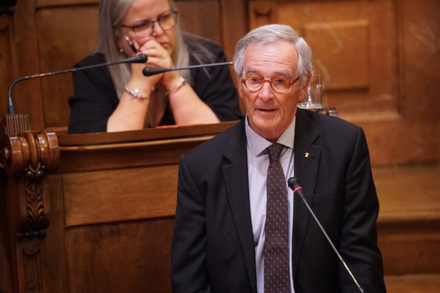 Xavier Trias al ple de comiat / Ajuntament de Barcelona