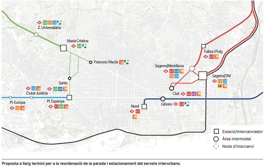 Proposta de reordenació de Barcelona Regional / BR Proposta de reordenació de Barcelona Regional / BR