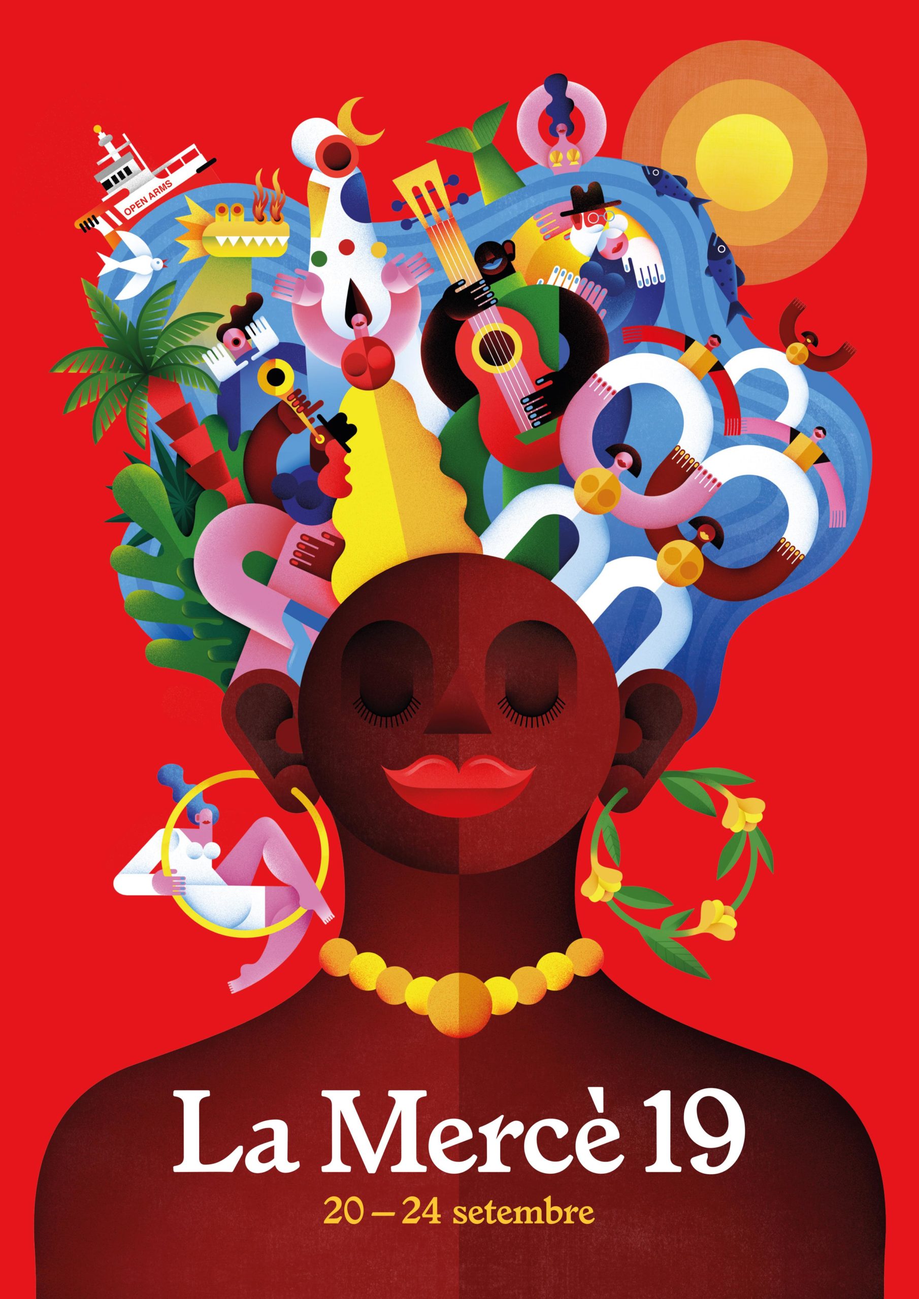 Cartell de La Mercè d'enguany. | Maria Corte Cartell de La Mercè d'enguany. | Maria Corte
