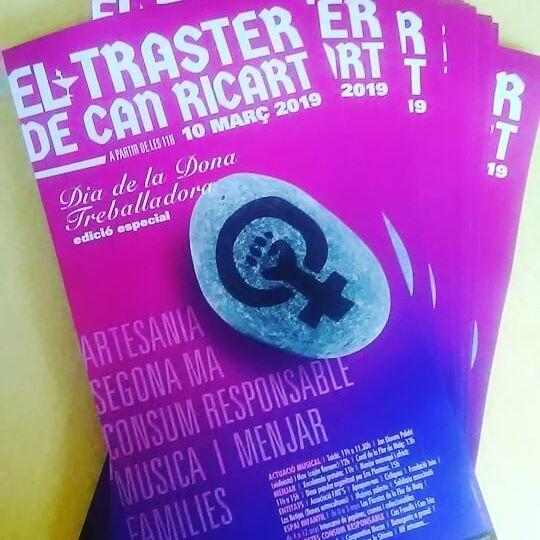 El cartell que anunciava el Traster de Can Ricart del mes de març, pels quals han sigut multats els organitzadors / Taula Eix Pere IV El cartell que anunciava el Traster de Can Ricart del mes de març, pels quals han sigut multats els organitzadors / Taula Eix Pere IV