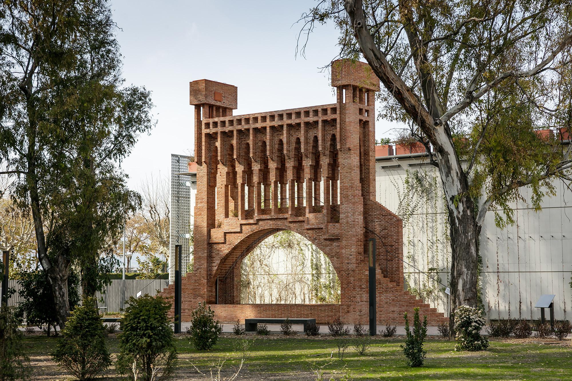 La cascada de Gaudí al Museu de les Aigües. | Museu de les Aigües