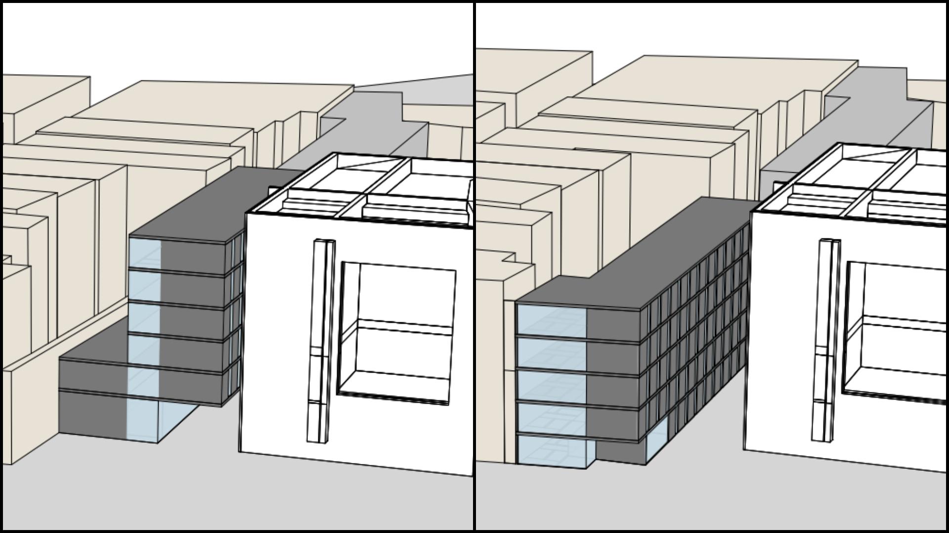 Les 2 propostes per al CAP annexes al MACBA que CatSalut hauria entregat a l'Ajuntament de Barcelona Les 2 propostes per al CAP annexes al MACBA que CatSalut hauria entregat a l'Ajuntament de Barcelona