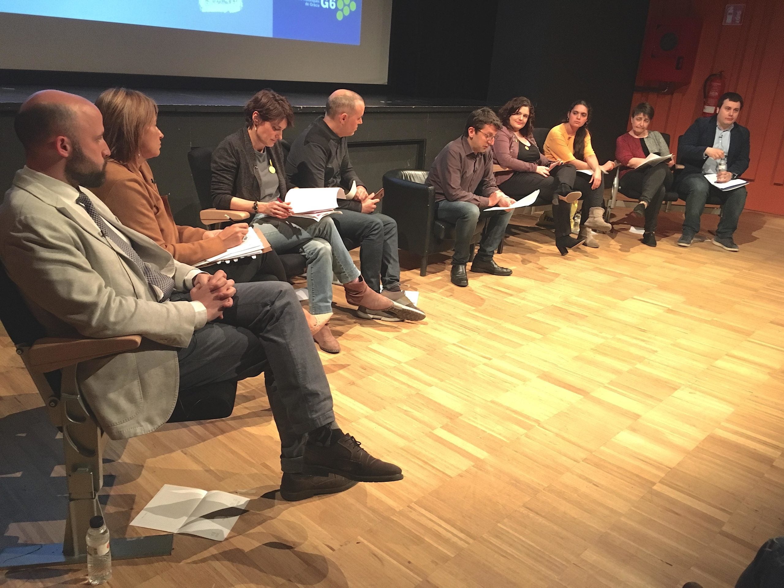 Jordi Graupera, al debat electoral dels Lluïsos de Gràcia / S.B.