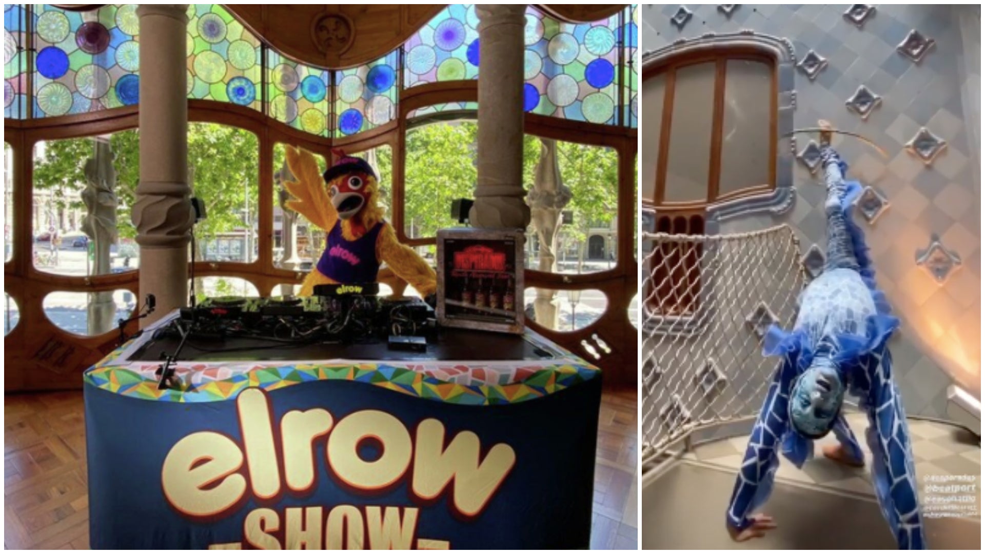 Show interactiu d'El Row a la Casa Batlló de Barcelona / Casa Batlló 