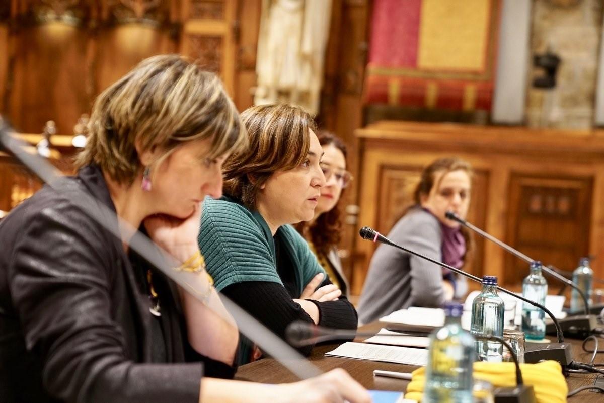 Alba Vergés i Ada Colau, en una imatge d'arxiu / Europa Press