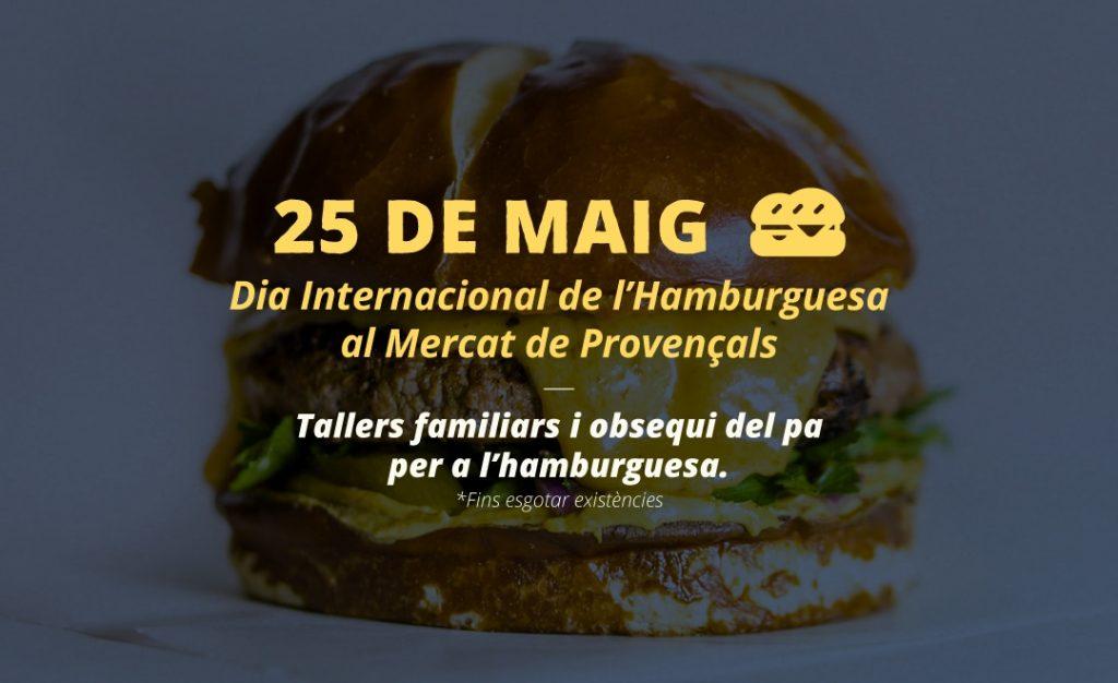 El cartell de la festa de l'hamburguesa. | Ajuntament de Barcelona