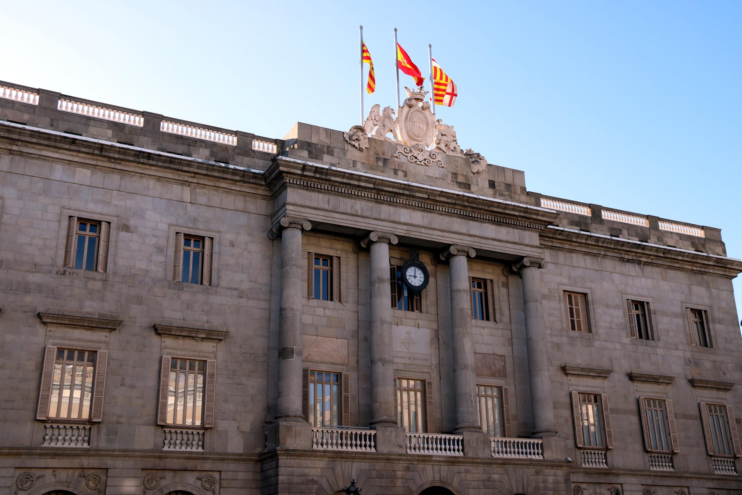 Façana de l'Ajuntament de Barcelona / ACN - Nazaret Romero