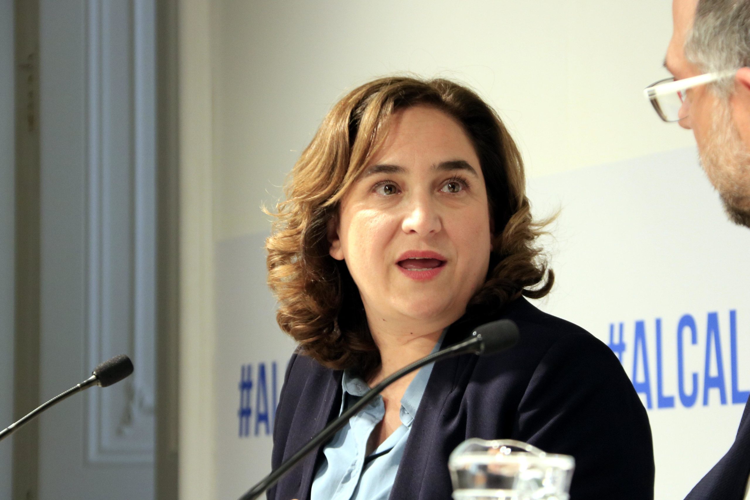 Ada Colau, en la trobada del Col&middot;legi de Periodistes 'L'alcaldessa respon' / ACN - Laura F&iacute;guls