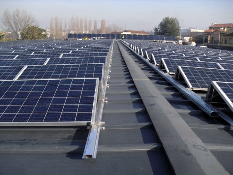Plaques per generar energia solar / Diputació de Barcelona