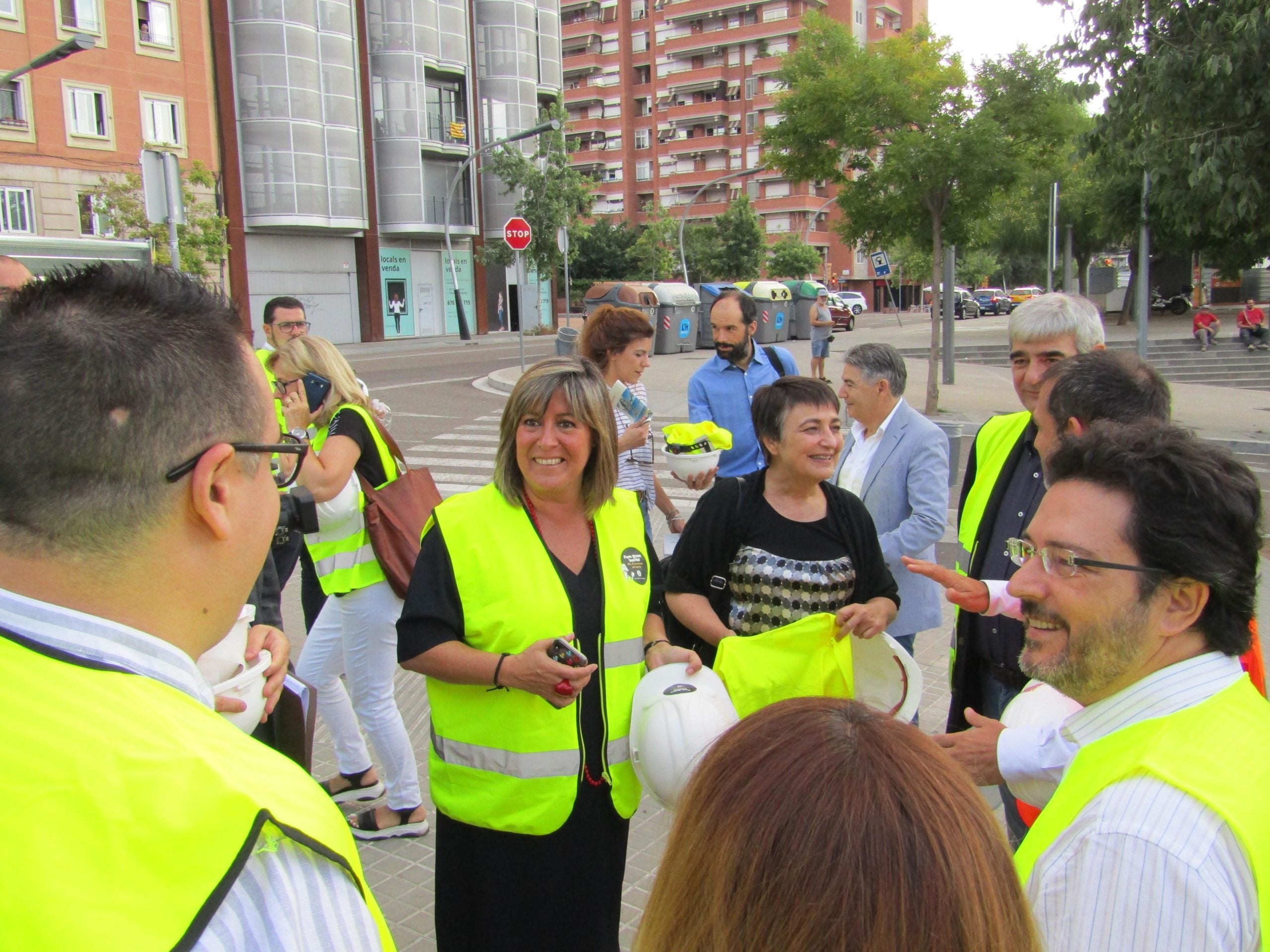 La regidora barcelonina Rosa Alarcón (PSC) ha exhibit complicitat amb l'alcaldessa de l'Hospitalet, Núria Marín, de qui havia estat cap de gabinet / MMP