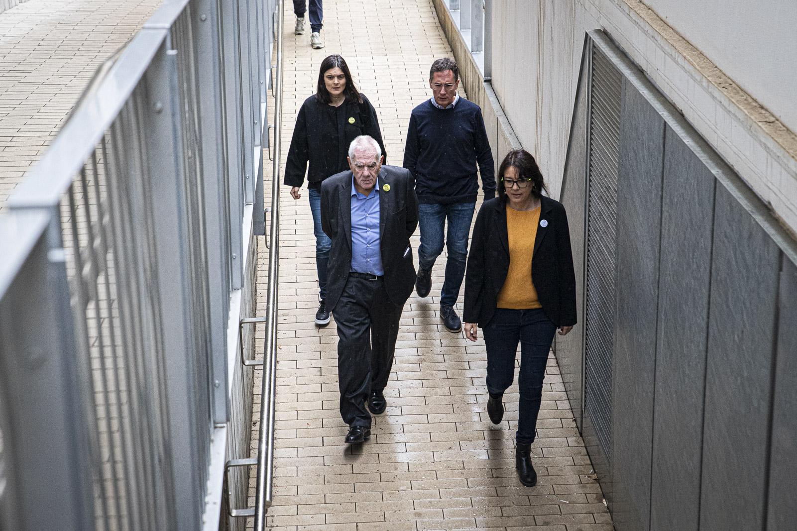 Ernest Maragall i Diana Riba (ERC), al centre cívic Vil·la Urània / Jordi Borràs Ernest Maragall i Diana Riba (ERC), al centre cívic Vil·la Urània / Jordi Borràs