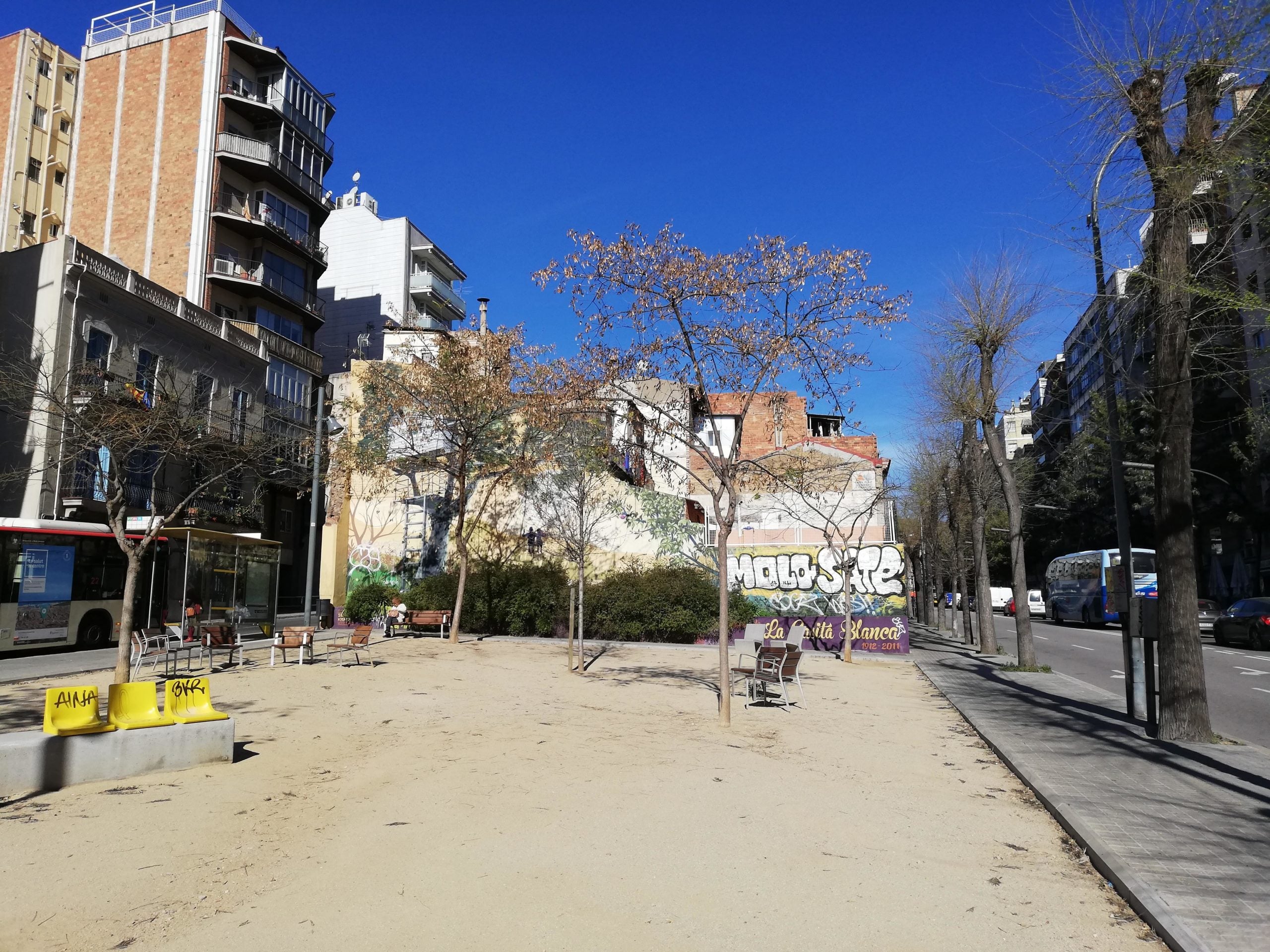 Solar de l'antic 'mueblé de la Casita Blanca i ubicació del futur dipòsit / XFDC