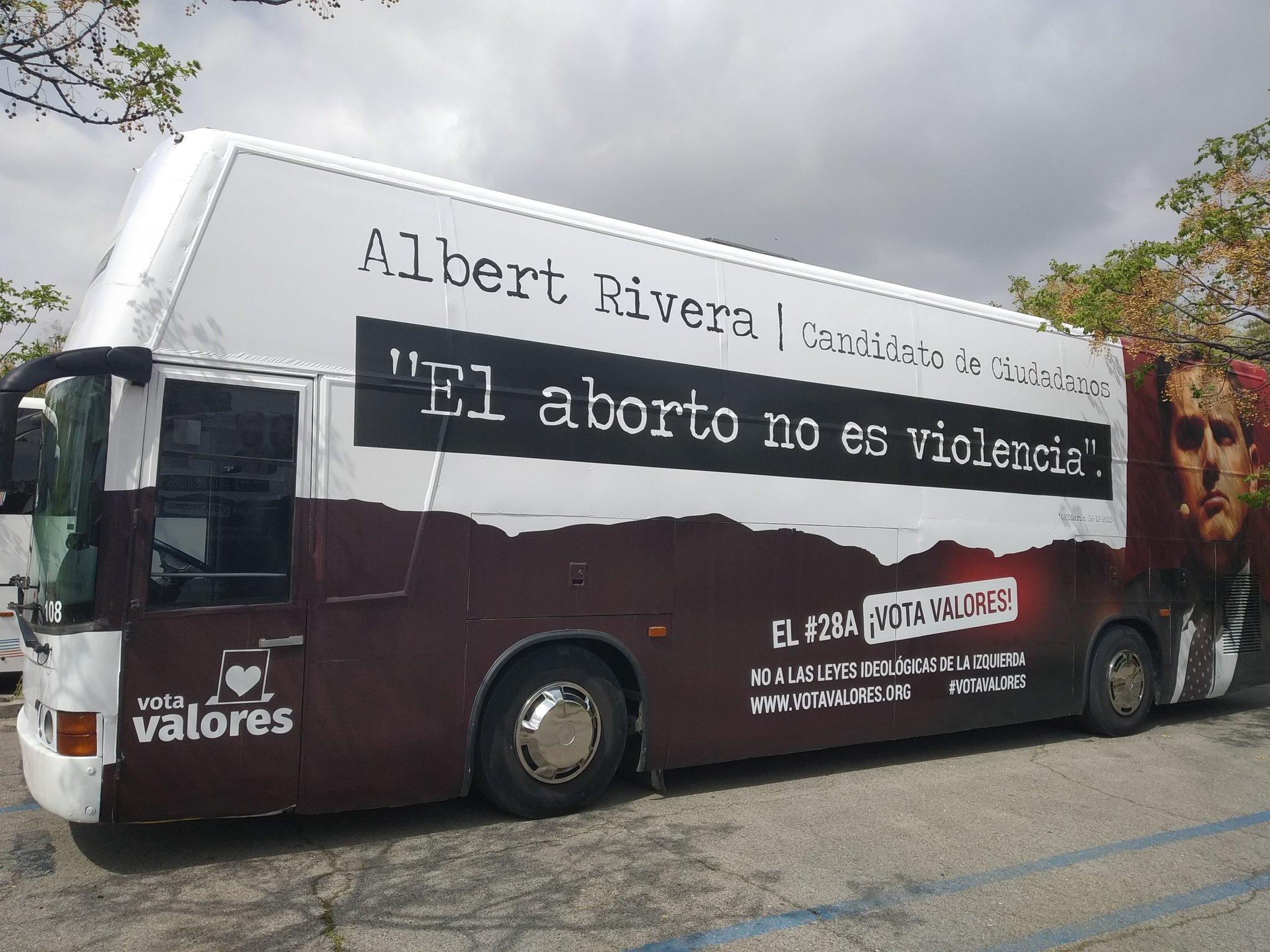 L'autobús d'Hazte Oír que circularà per Barcelona. 23-4-2019| Hazte Oír