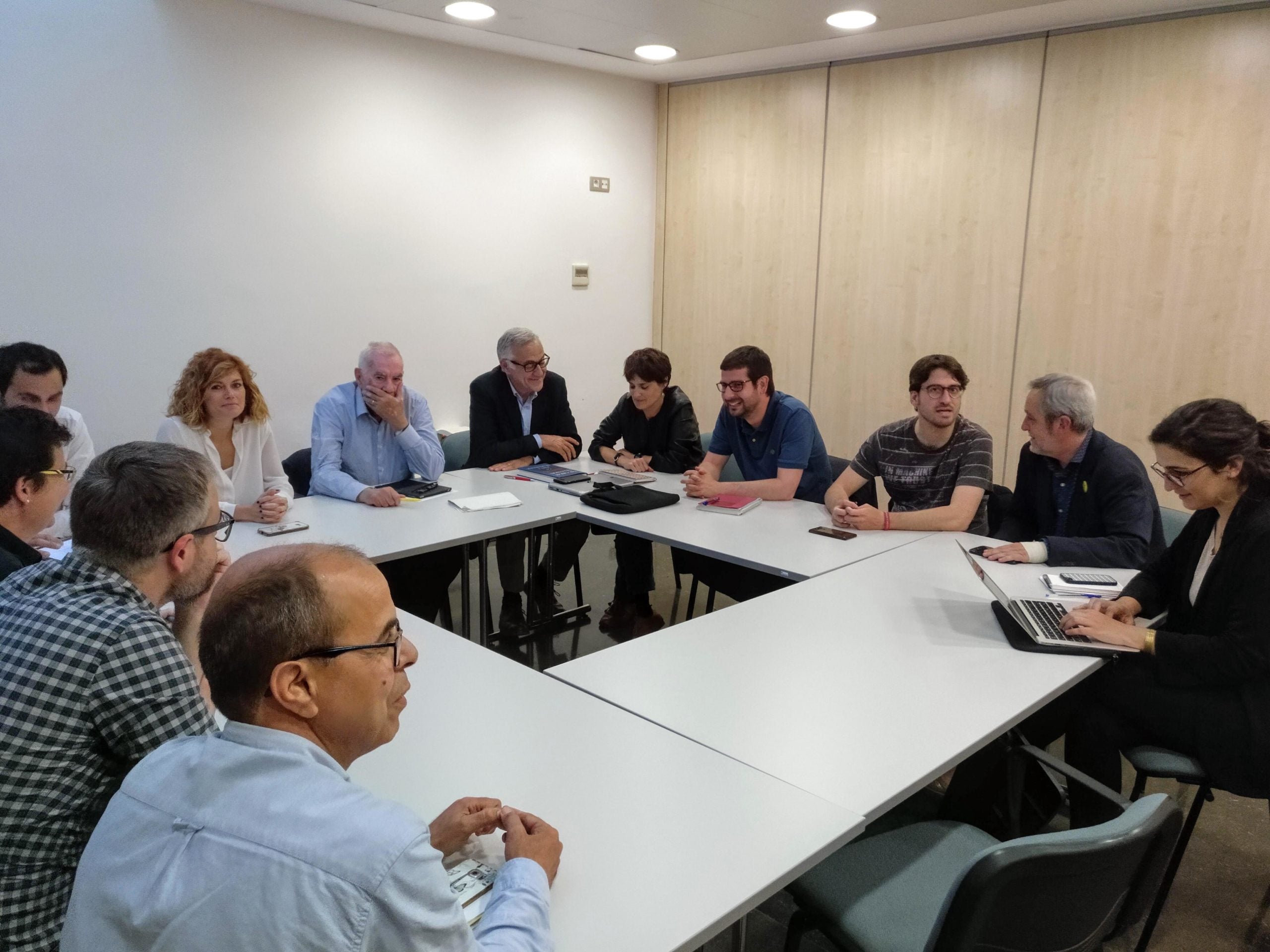 Reunió de treball de la candidatura d'ERC, aquest dimarts / MMP