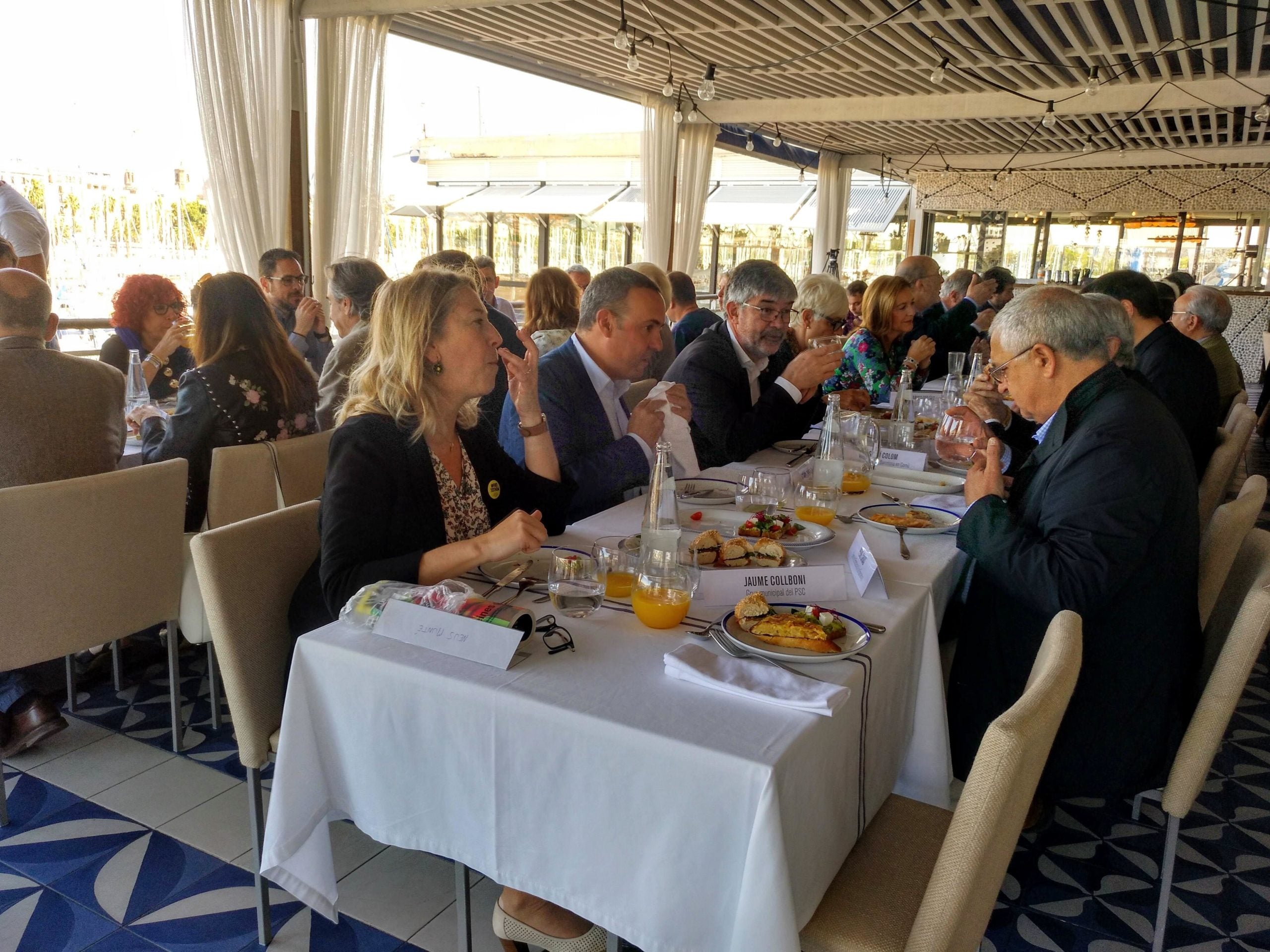 Esmorzar de regidors organitzat per Barcelona Oberta i el Gremi de Restauració / MMP