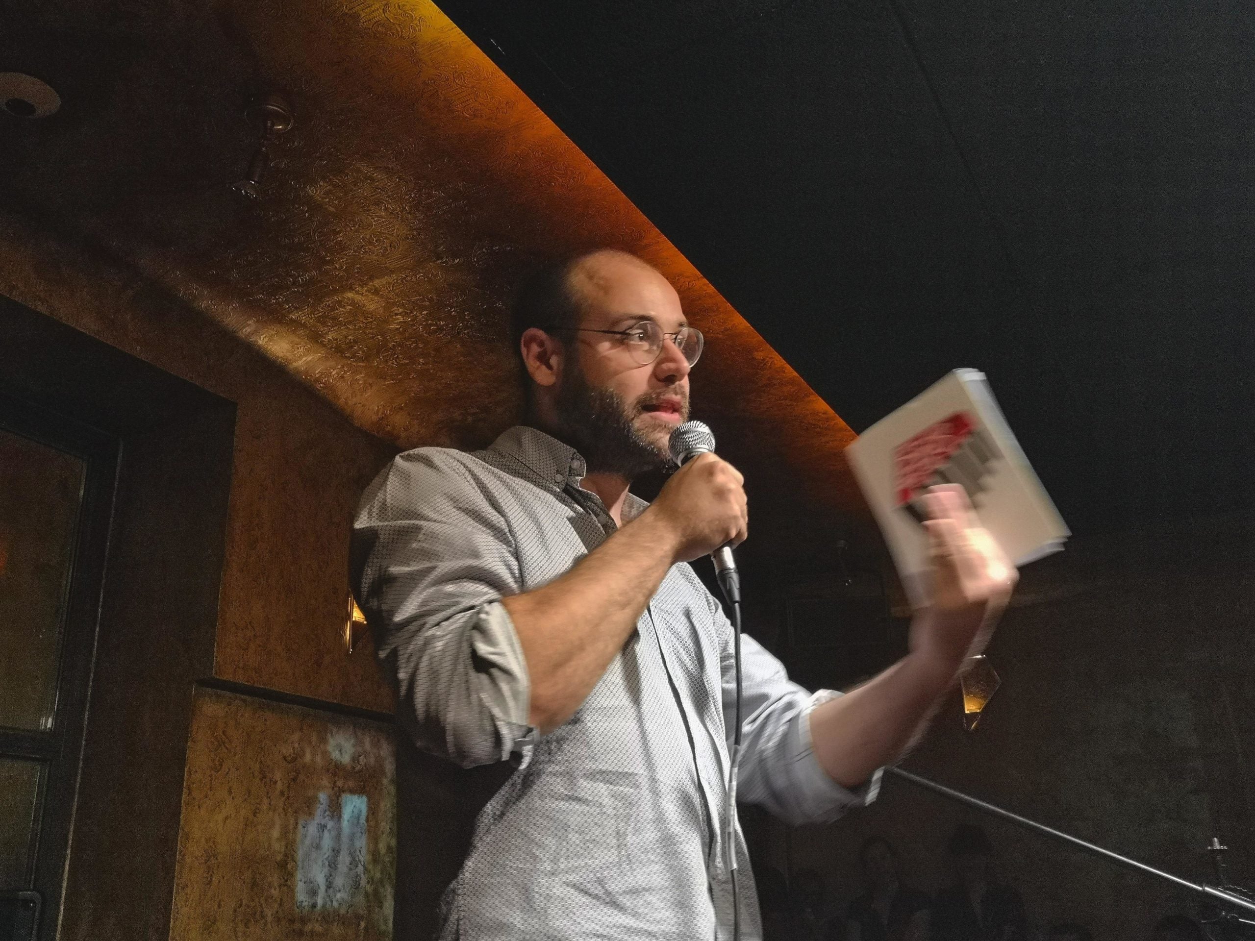El presentador de l'espectacle, Manel Vidal. / D.C.