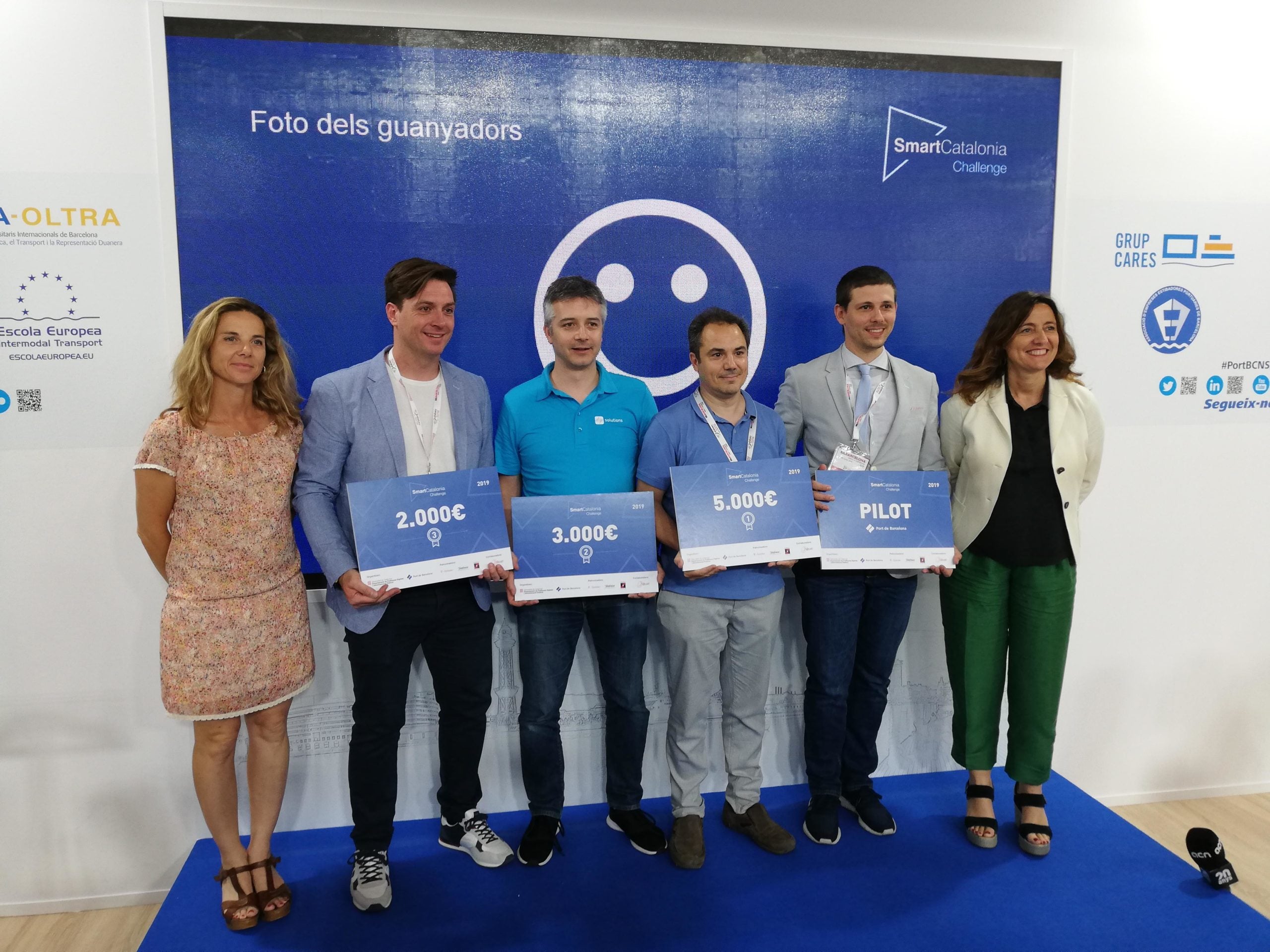 Els guanyadors de l'SmartCatalonia Challenge 2019 / XFDC