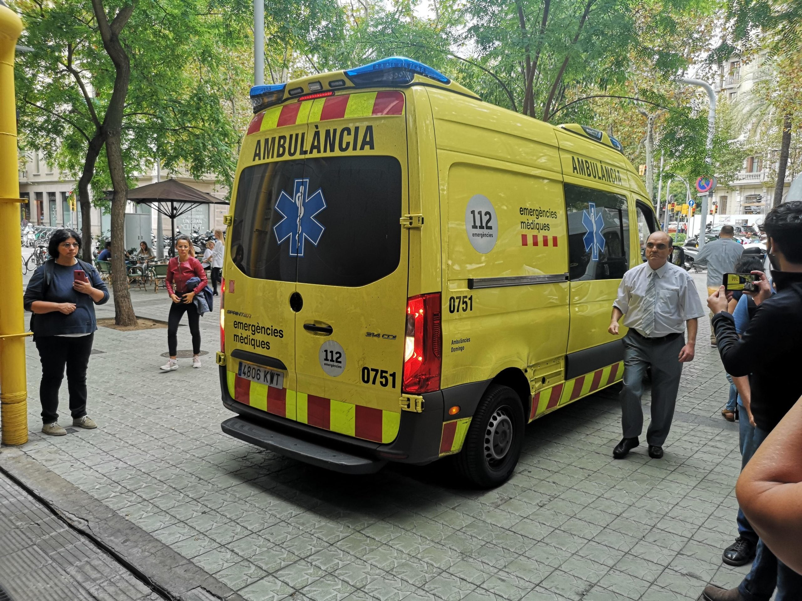 Una imatge d'arxiu d'una ambulància del SEM / D.C.