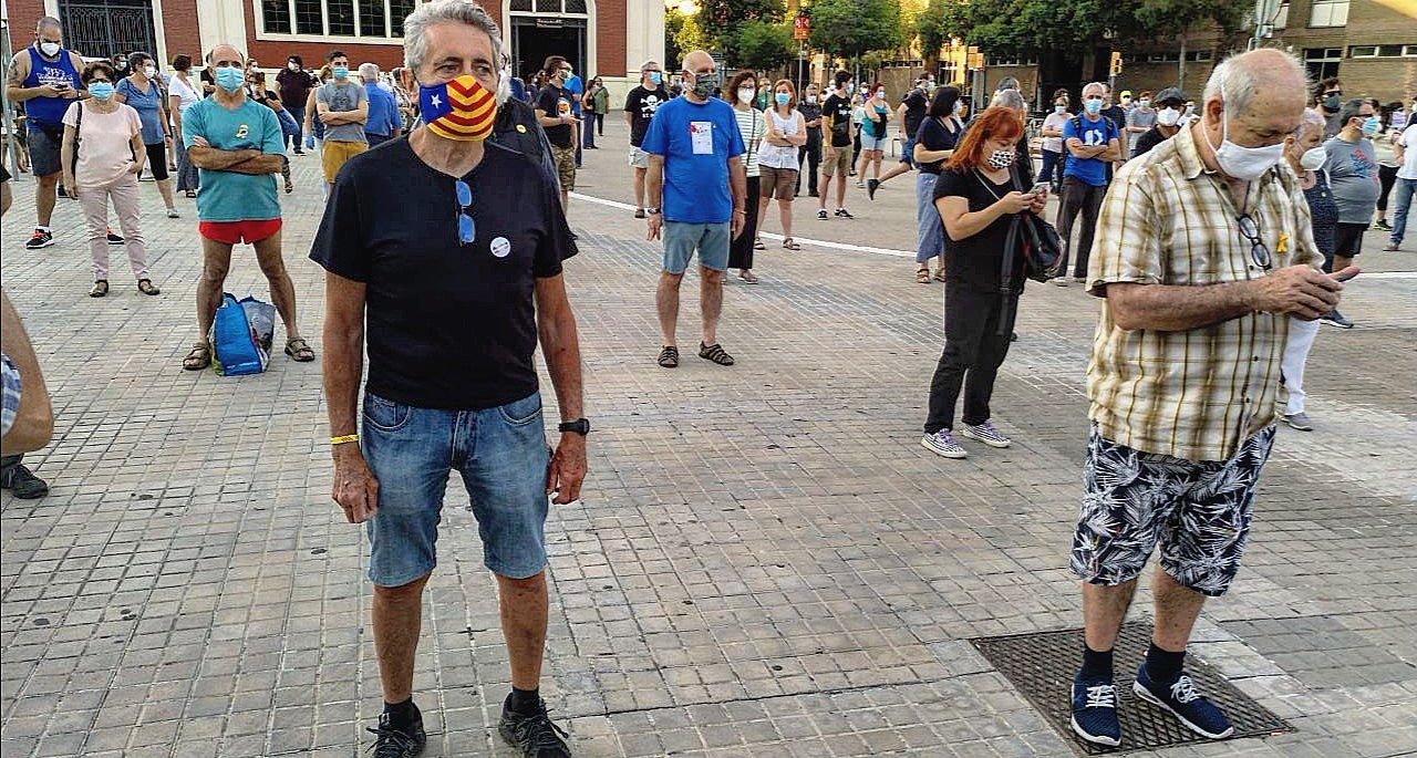 Participants al tall de la Meridiana, en una imatge d'arxiu / Meridiana Resisteix