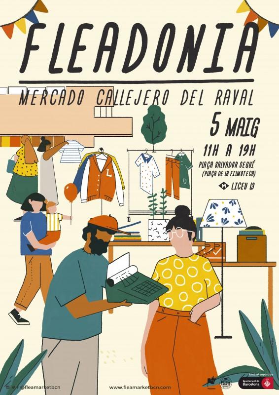 Cartell del mercat Fleadonia. | Fleadonia