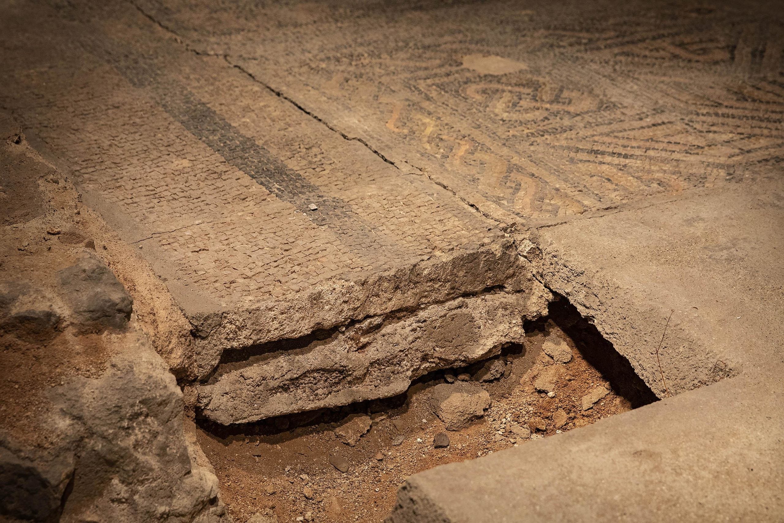 La vil·la romana d'Antoni Maura va ser 'arreglada' amb ciment portland als anys 70 / Jordi Play La vil·la romana d'Antoni Maura va ser 'arreglada' amb ciment portland als anys 70 / Jordi Play