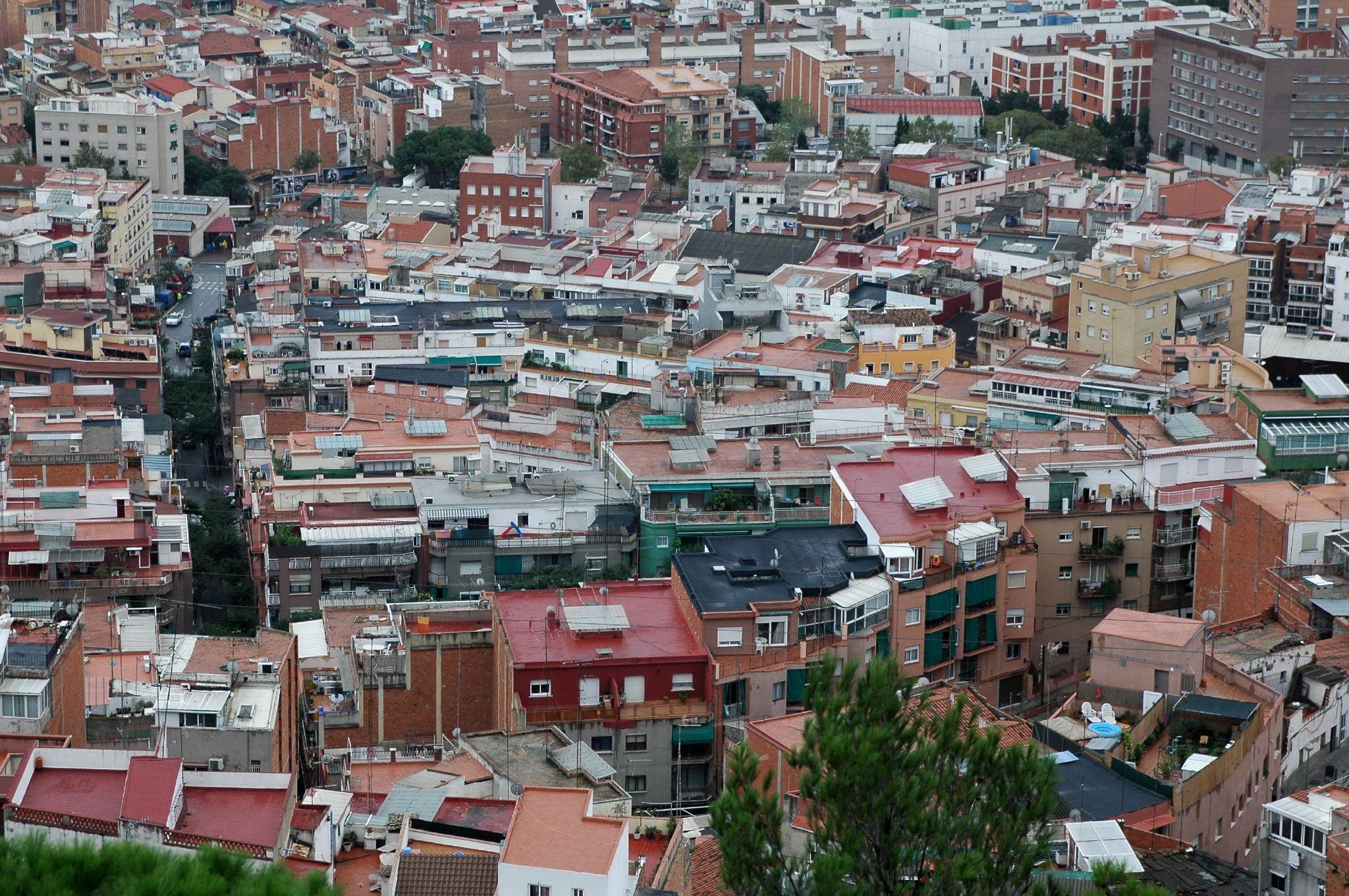 Imatge panoràmica de Nou Barris, un dels districtes més afectats per la pobresa energètica