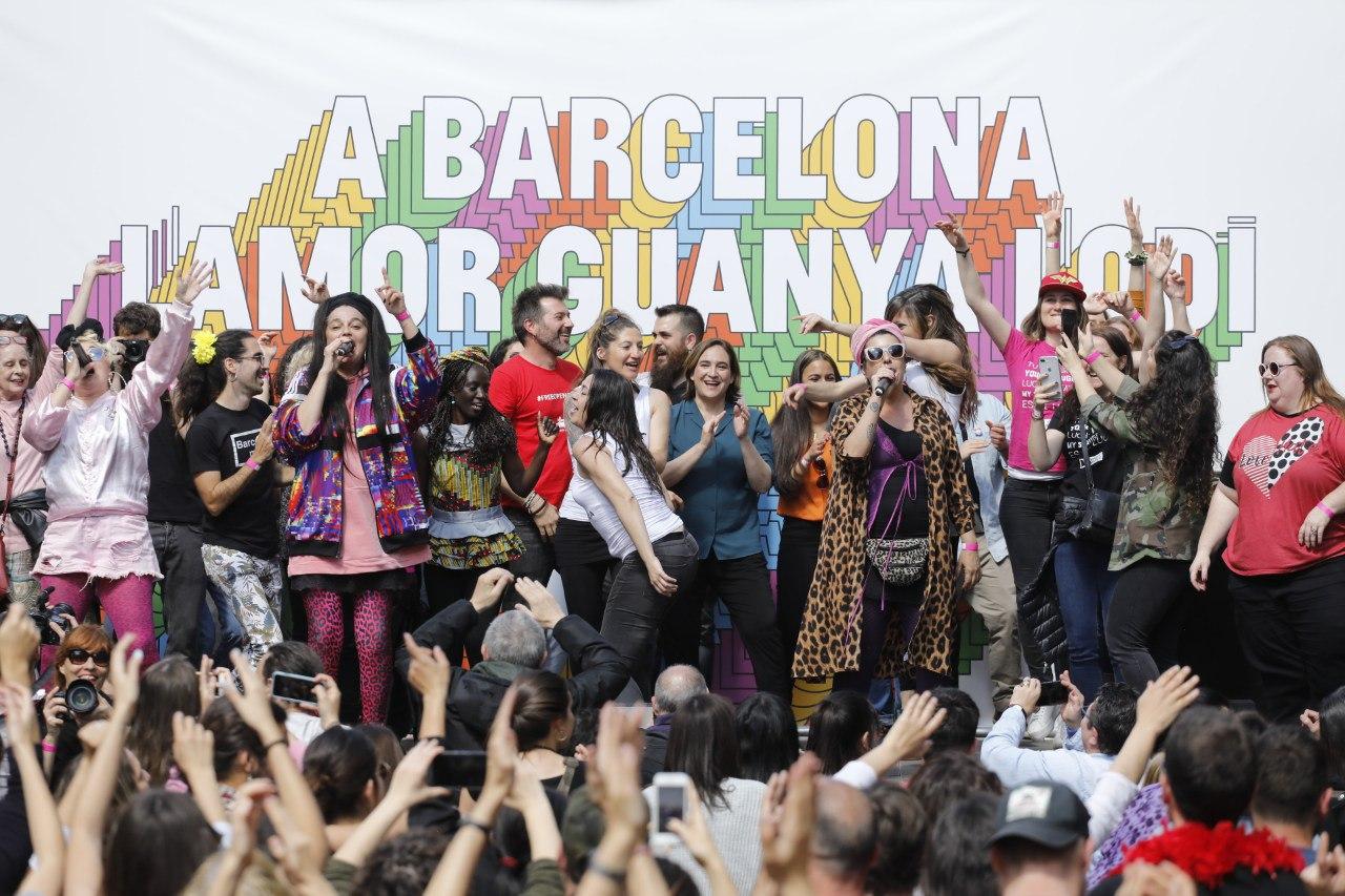 L'alcaldessa Ada Colau a l'acte de L'alcaldessa Ada Colau a l'acte de