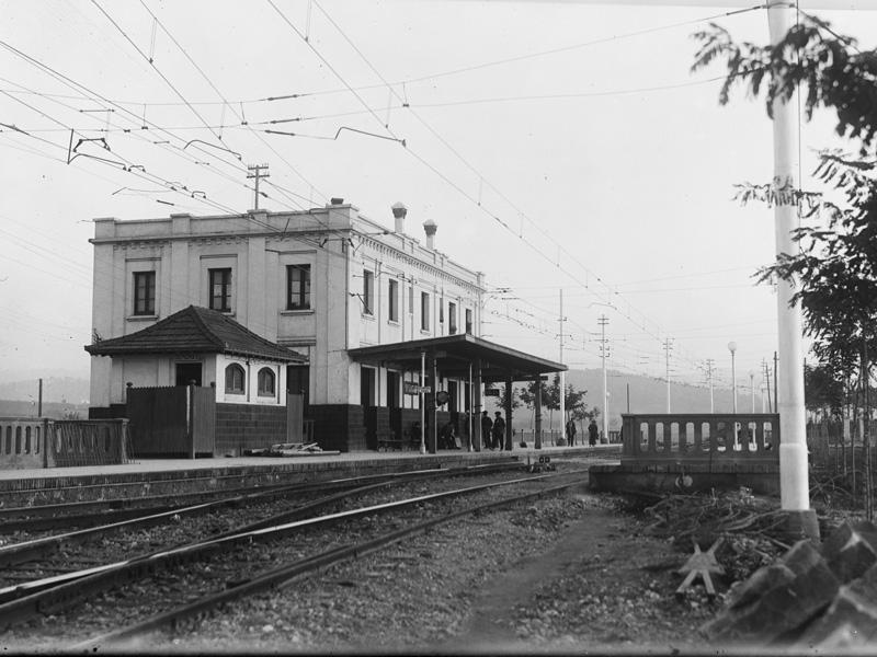 Estació antiga de Sant Cugat | AUTOR NO IDENTIFICAT ANC - FGC Estació antiga de Sant Cugat | AUTOR NO IDENTIFICAT ANC - FGC
