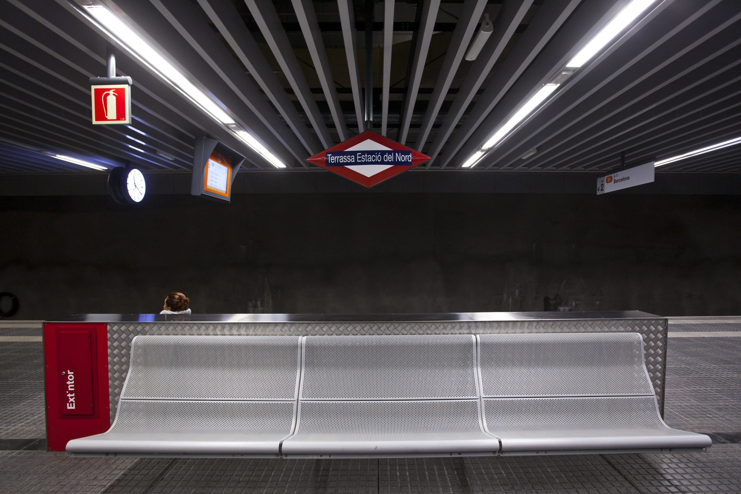 Interior de l'Estació del Nord de FGC a Terrassa / FGC Interior de l'Estació del Nord de FGC a Terrassa / FGC