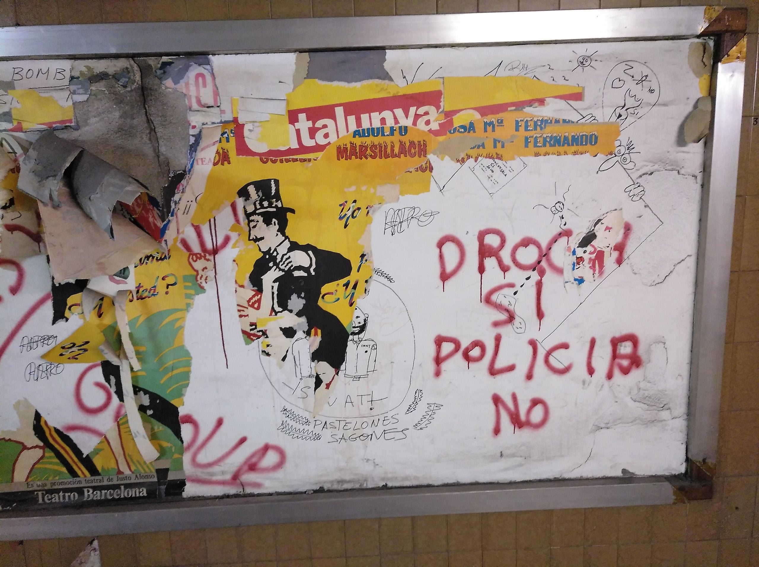 Pintada en què es pot llegir Pintada en què es pot llegir