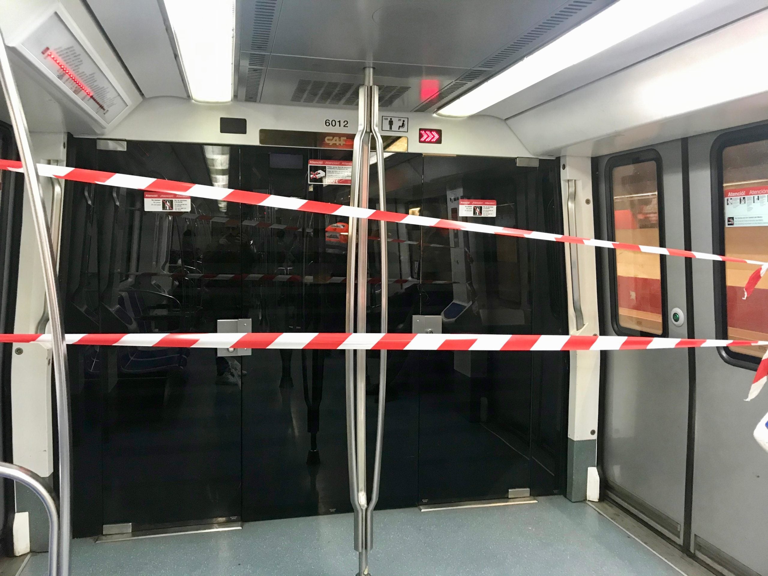 Un cordó separa la cabina del conductor dels passatgers | AG