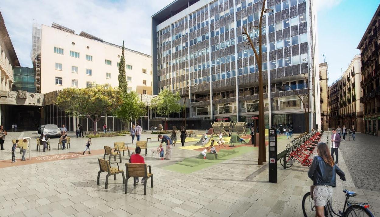 Aix&iacute; ser&agrave; la nova pla&ccedil;a Sant Miquel, que s'estrenar&agrave; al 2020. 21-4-2019 | Ajuntament de Barcelona