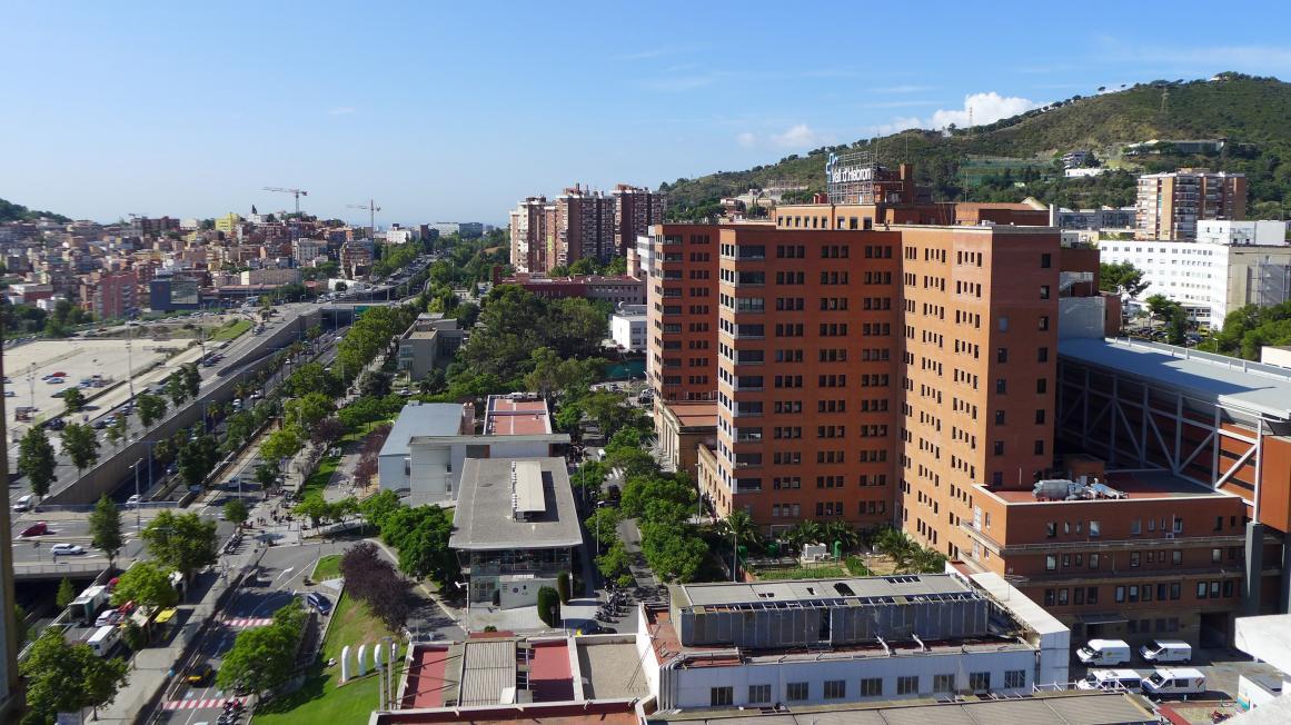 Vista de l'hospital Vall d'Hebron, a Barcelona / Vall d'Hebrón